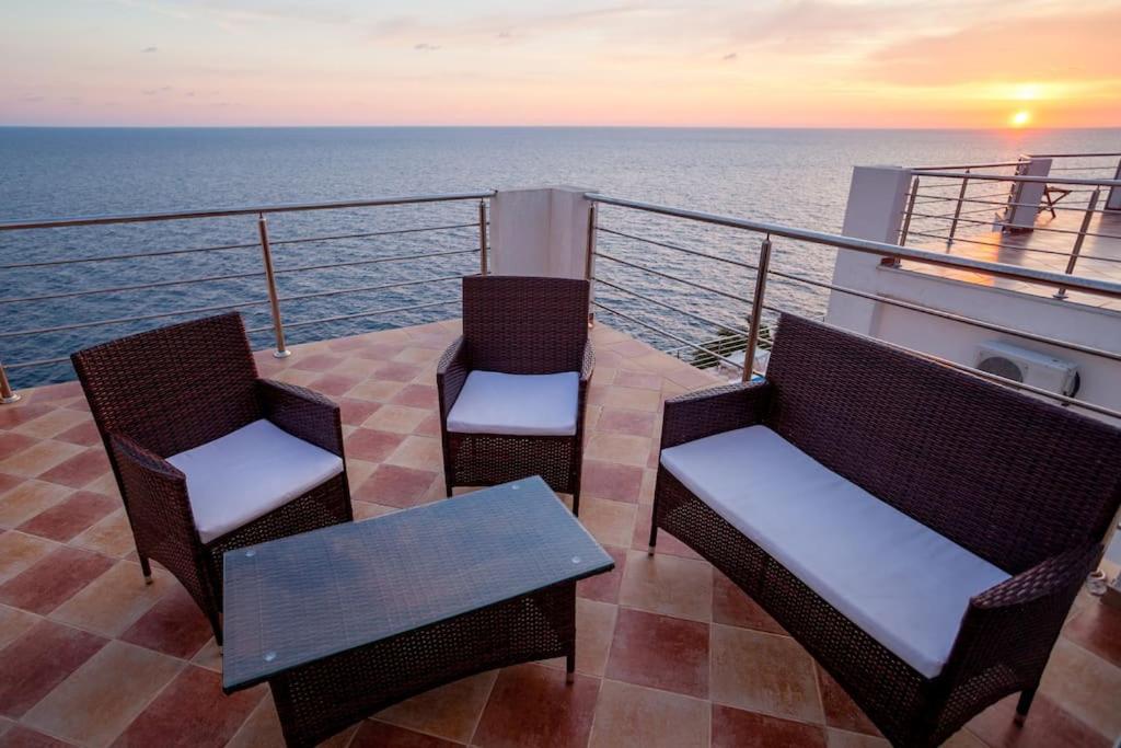 Seafront Villa with Private Pool in Dobra Voda, Montenegro
