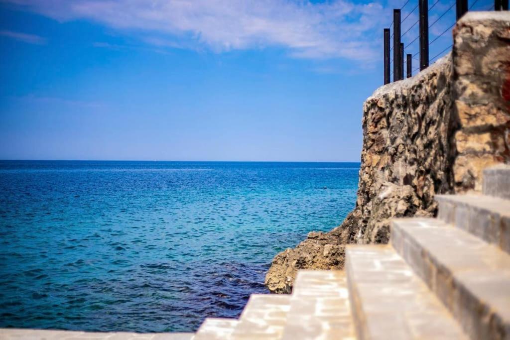 Seafront Villa with Private Pool in Dobra Voda, Montenegro