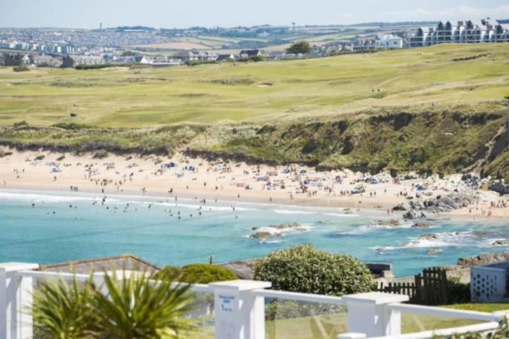 FISTRAL BEACH - Stunning sea views, Swimming pool view 3