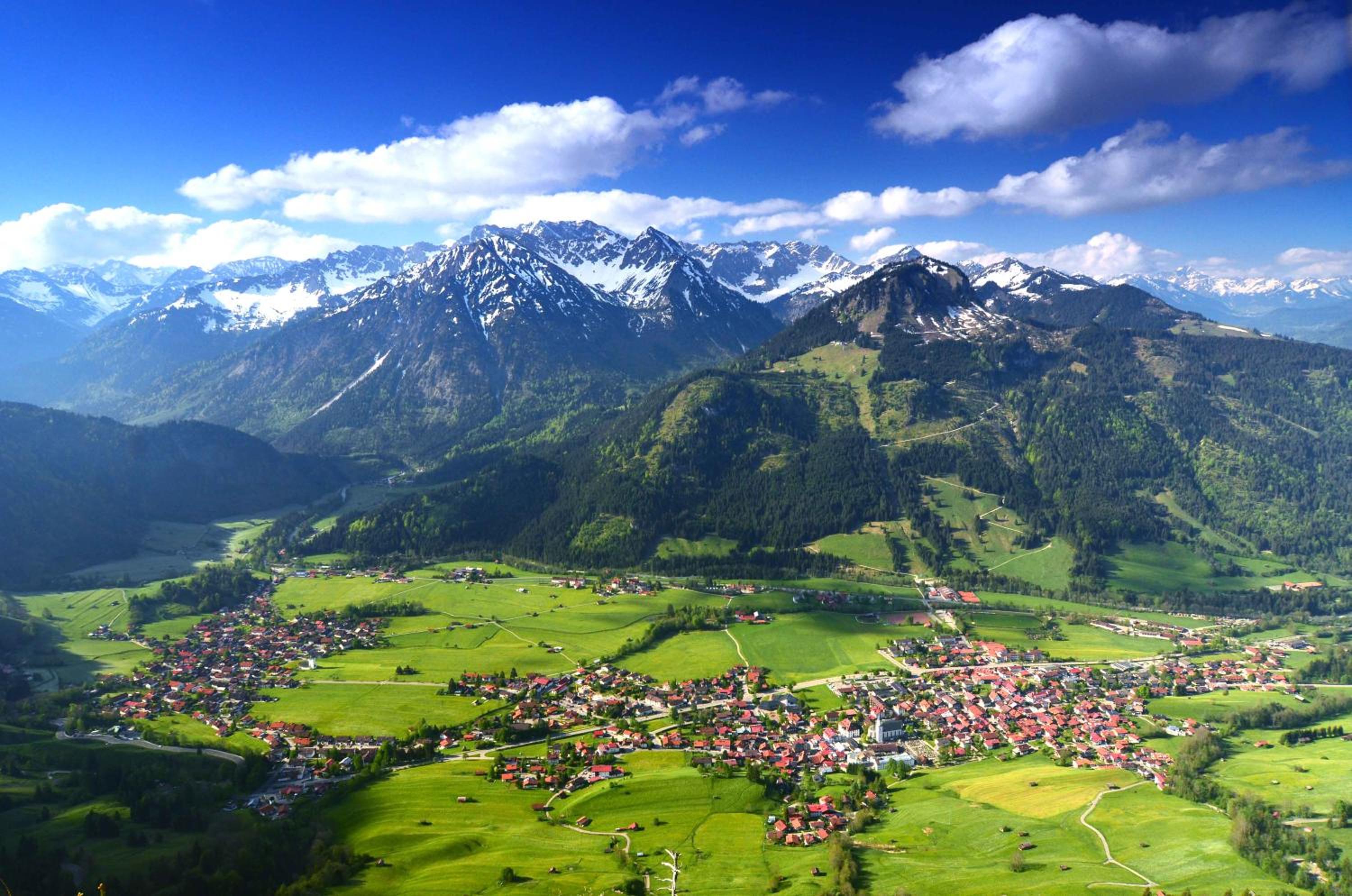 Schöne Ferienwohnung im Allgäu Lauben bei Kempten Urlaub Unterkunft FeWo Bergblick 70qm view 5