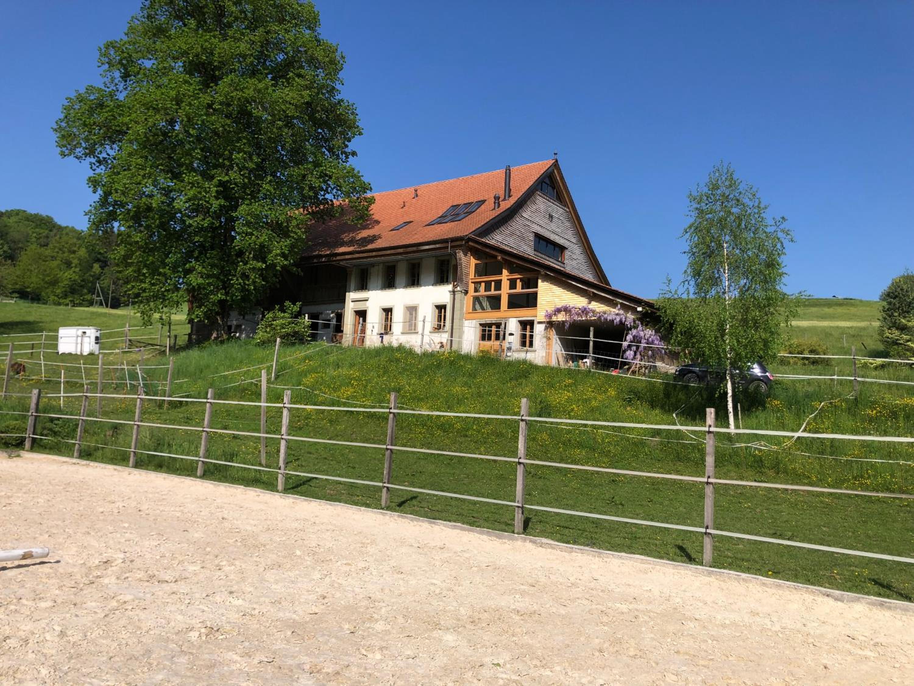 Sérénité et nature dans une ferme équestre - studio familial