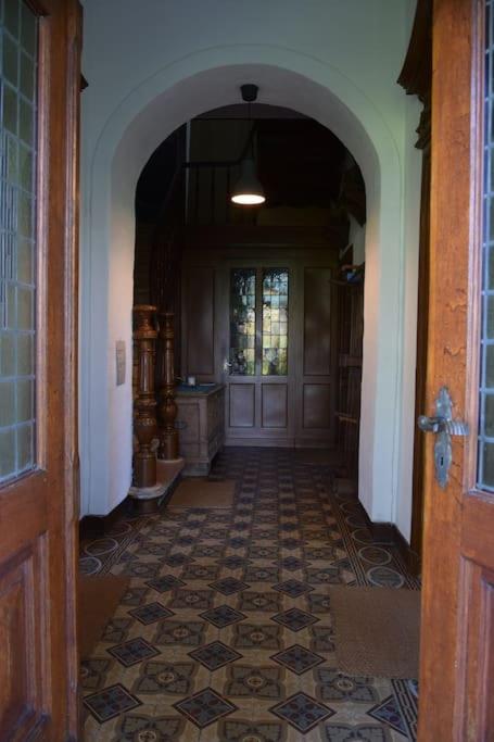 Das alte Herrenhaus auf dem Bio-Bauernhof