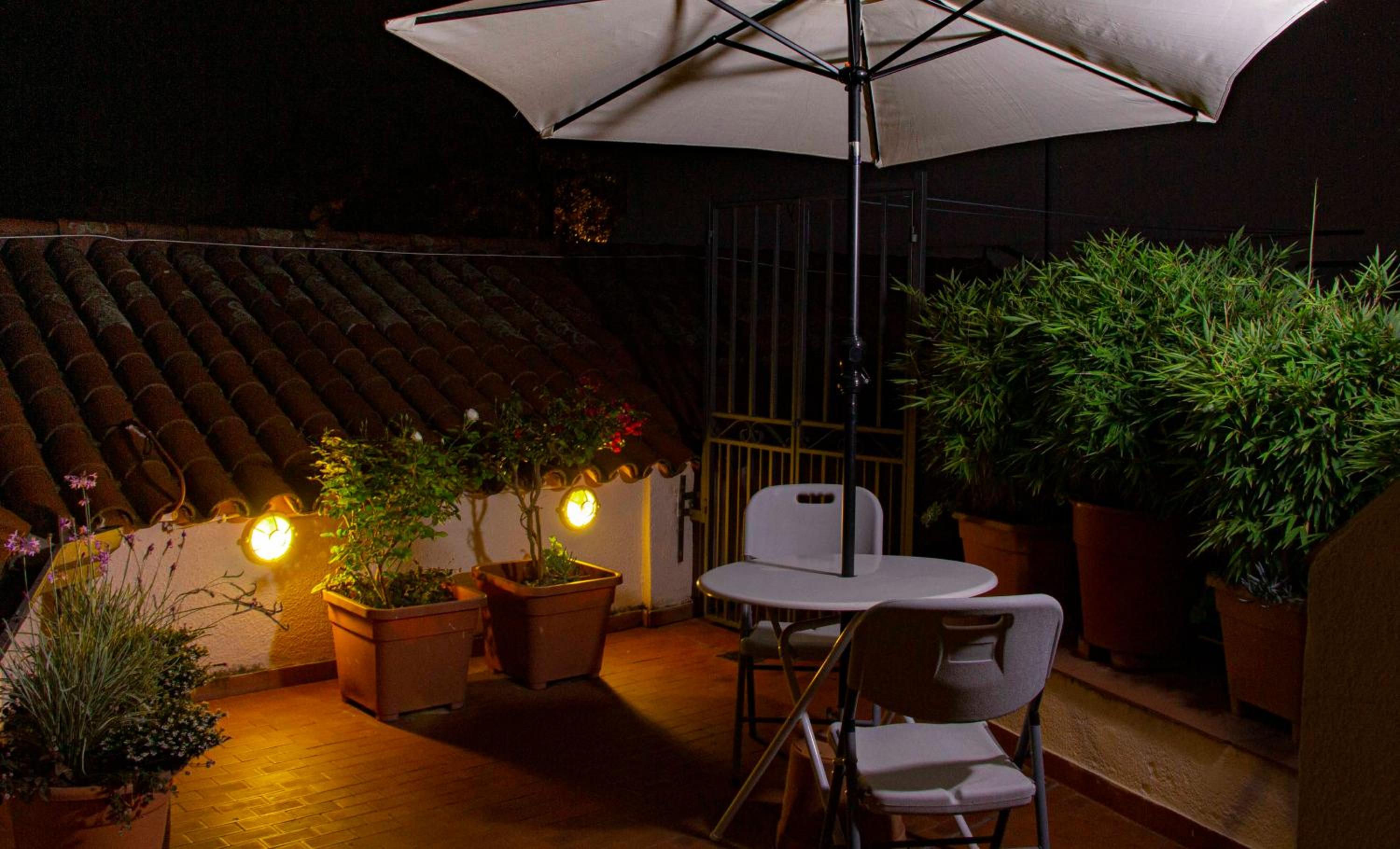 El ático y la terraza