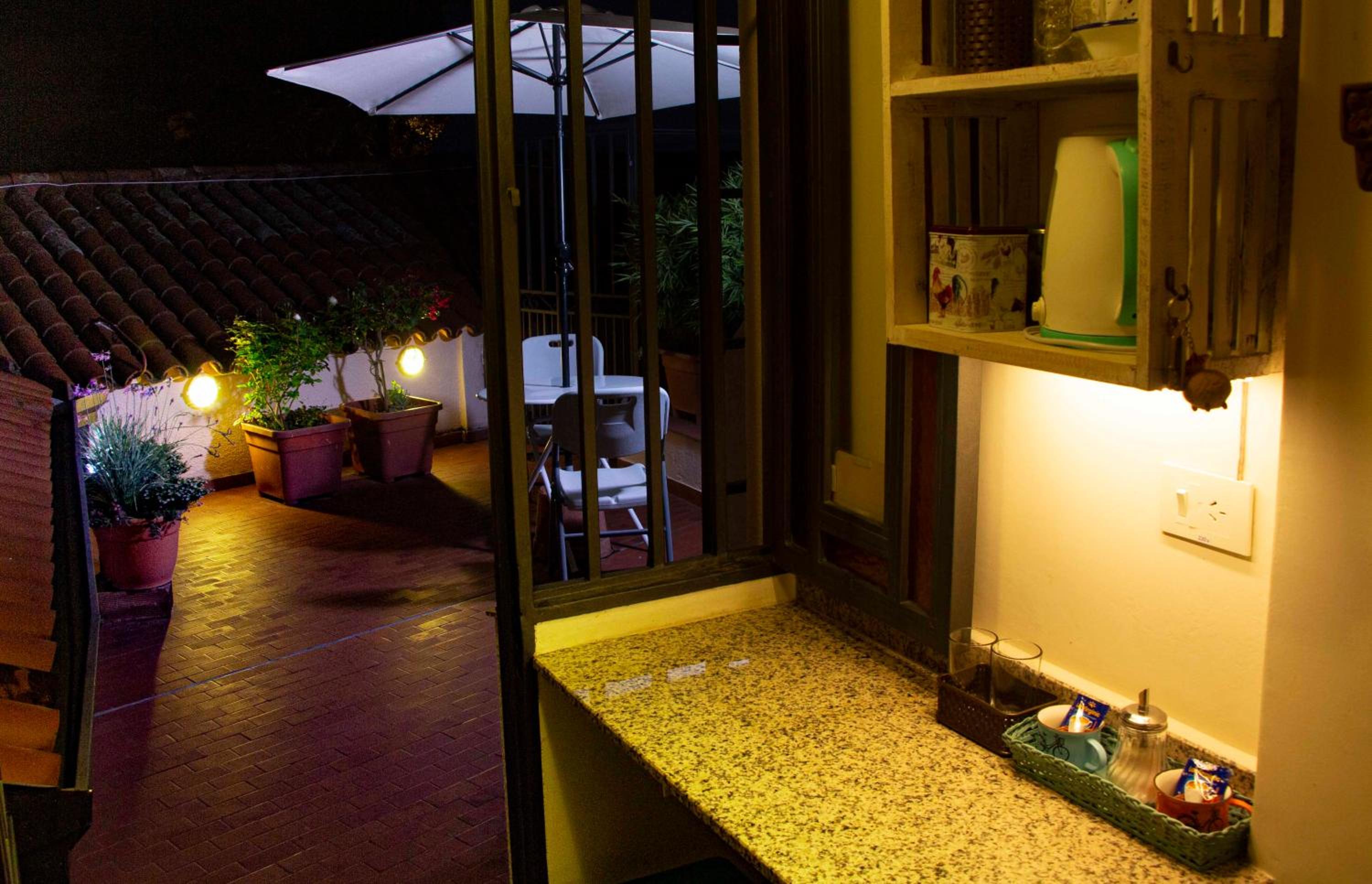 El ático y la terraza