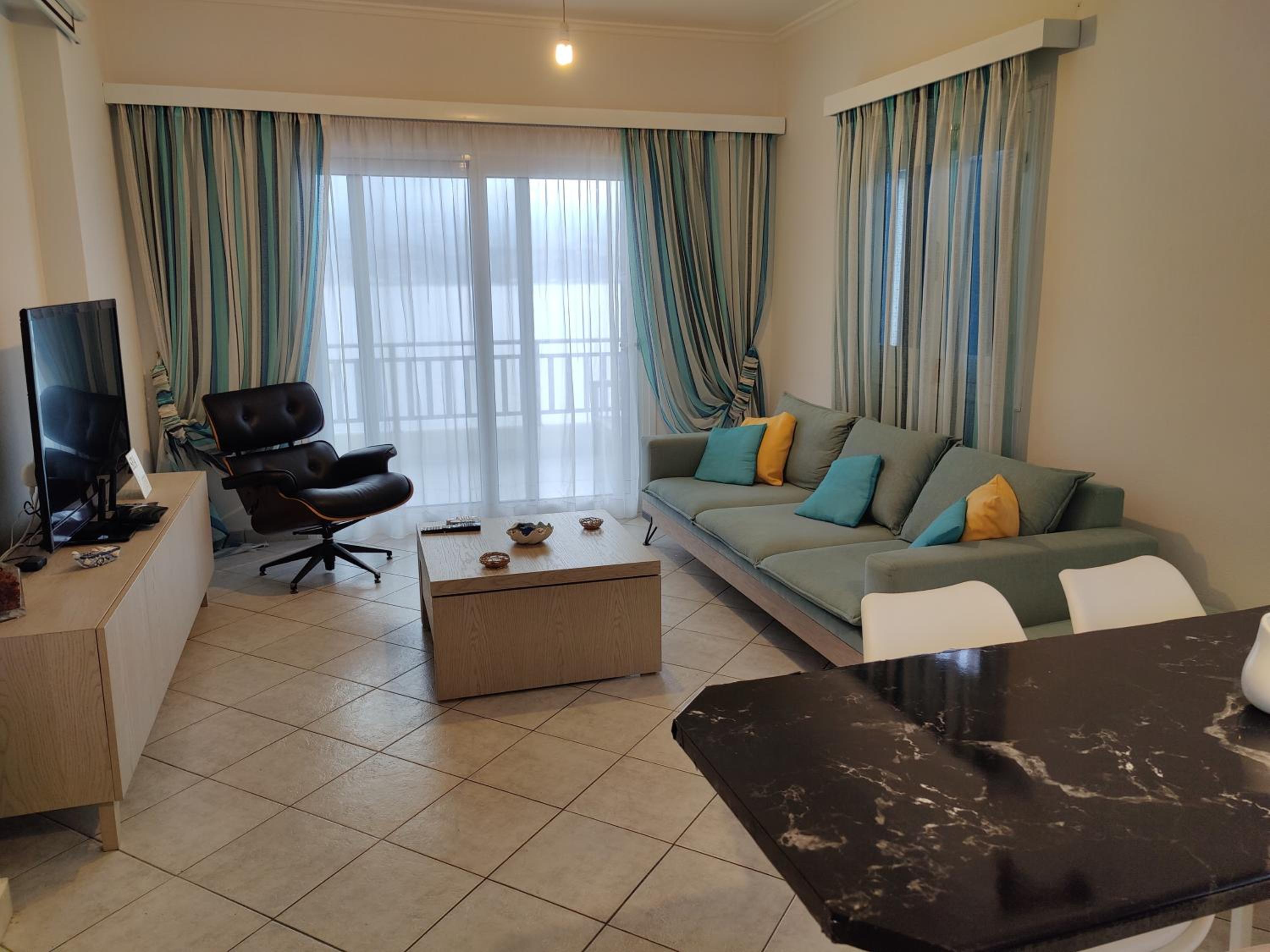 Sea view en Karpathos Town — hotel room