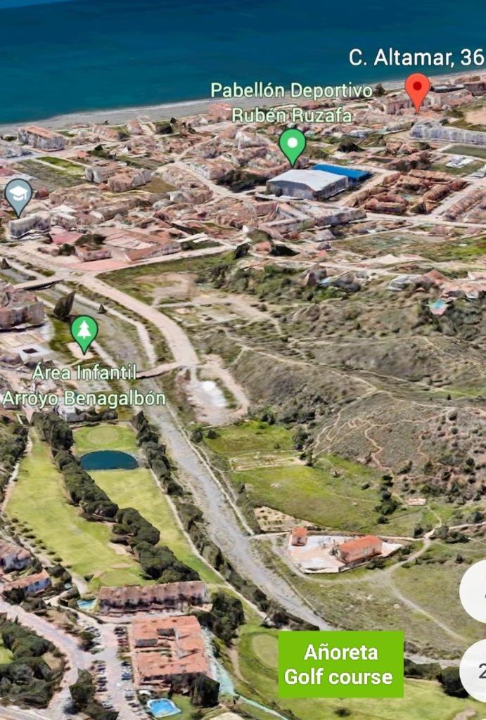 Atico con piscina, golf, vistas al mar view 2