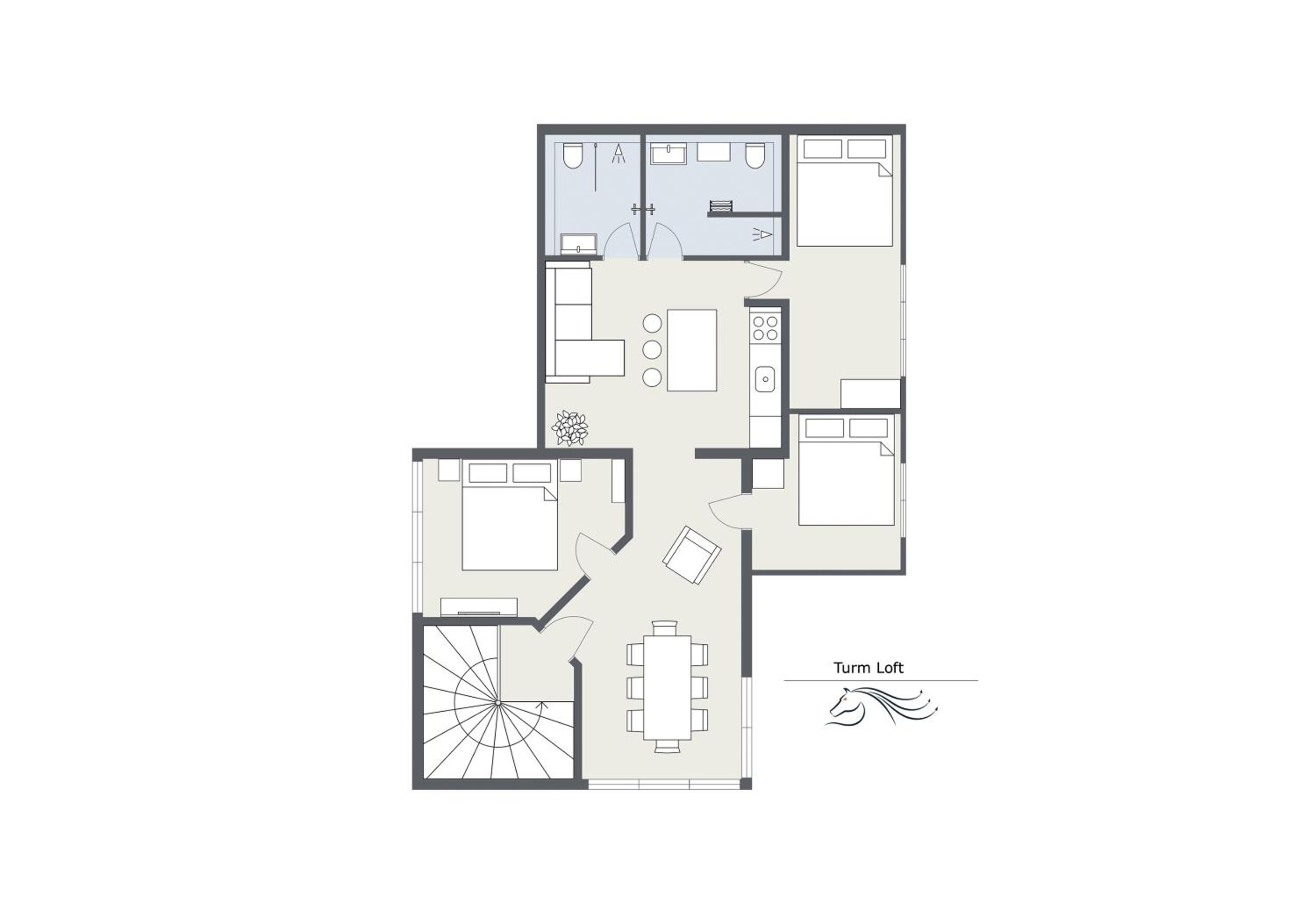 Dorf Loft Montafon by Pferd auf Wolke