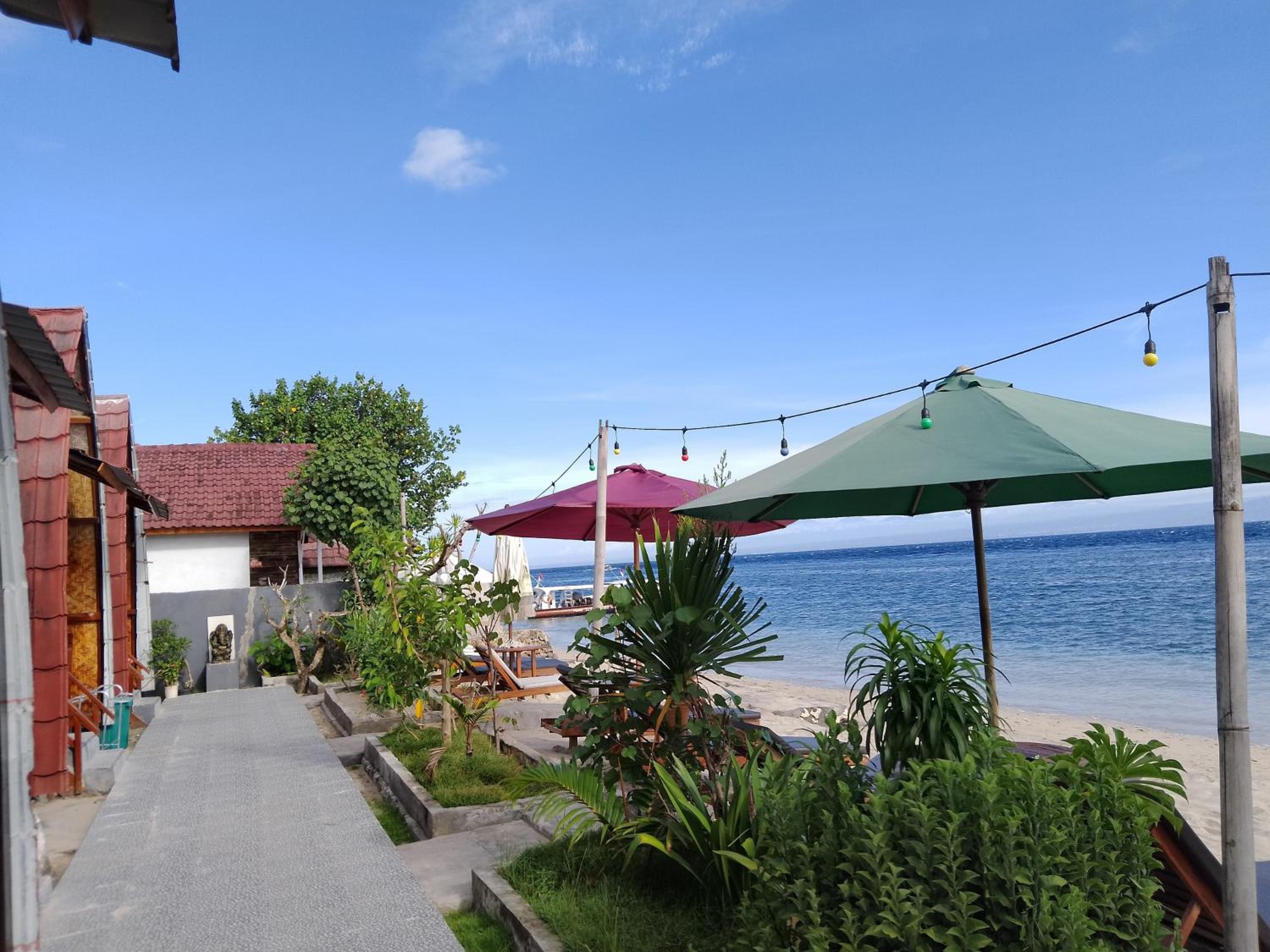 Road Beach Villa view 2