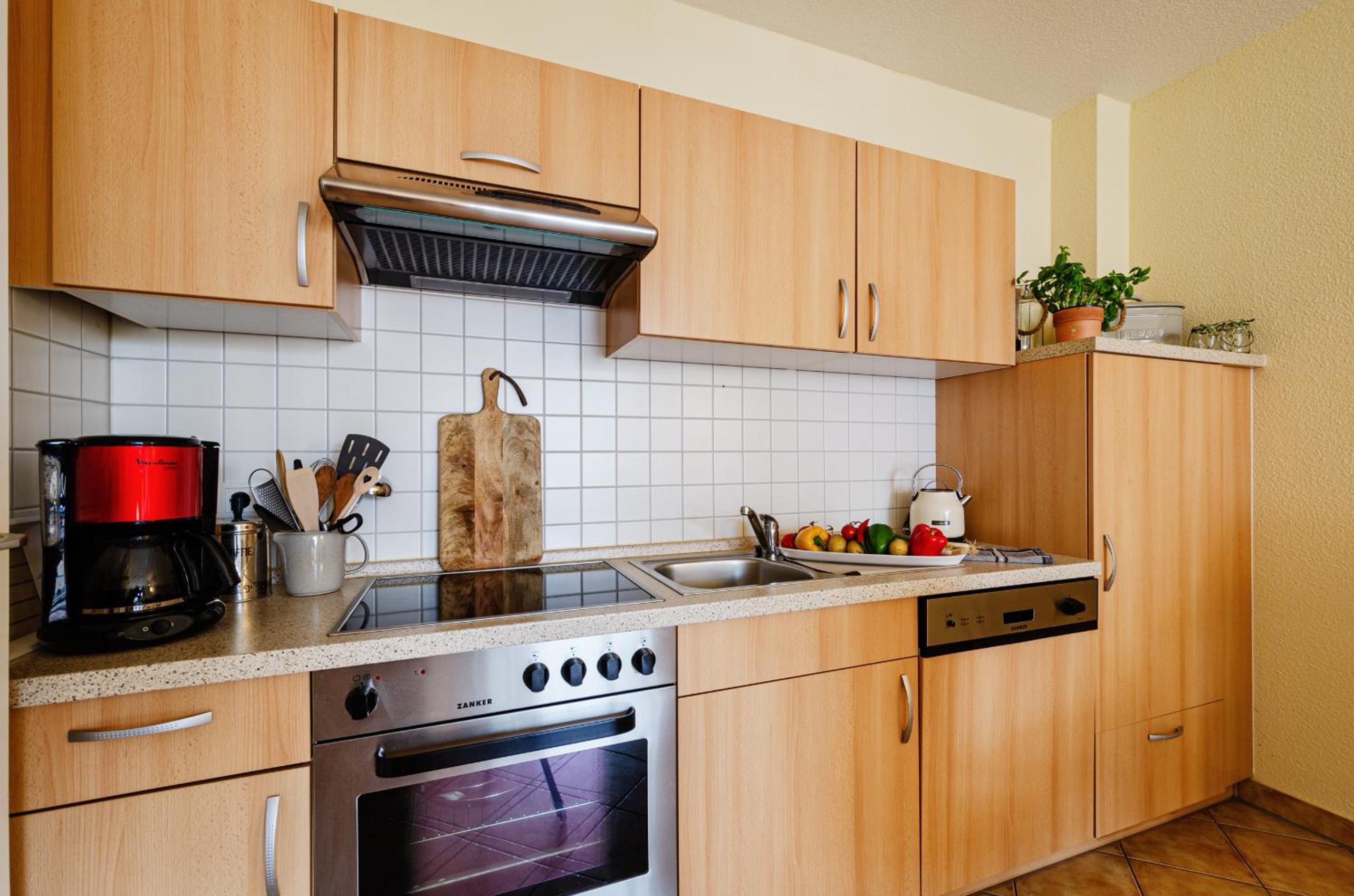 Ferienwohnung Hafentraum, Villa Vilmblick mit Strandkorb