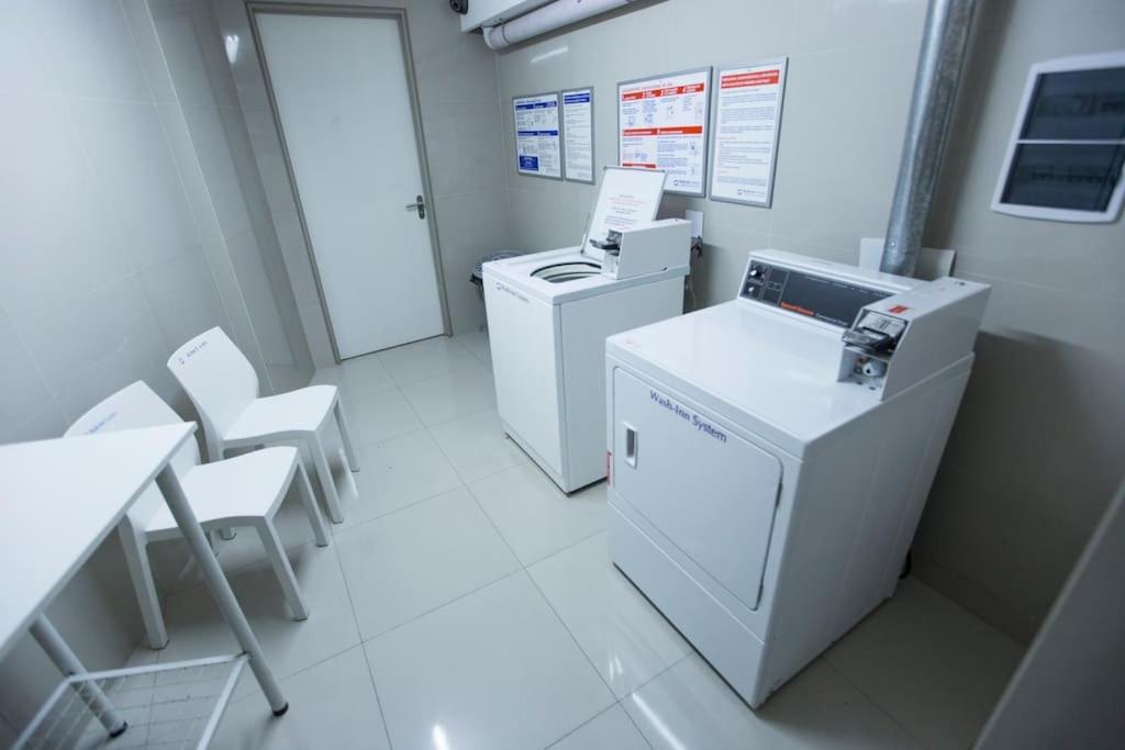 Las Cañitas studio full amenities, seguridad