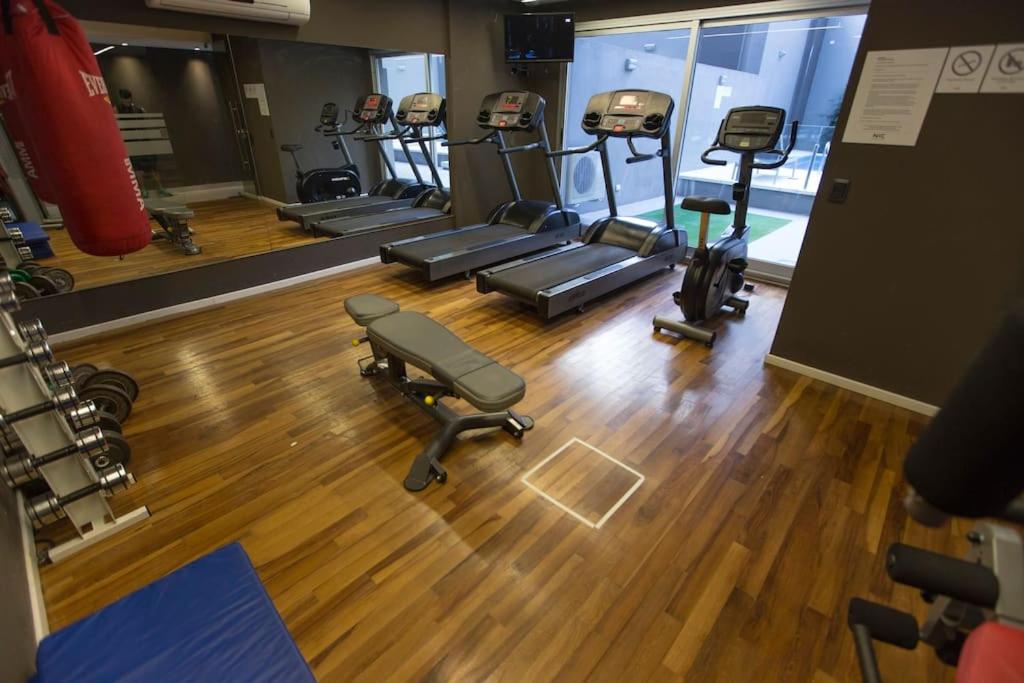 Las Cañitas studio full amenities, seguridad