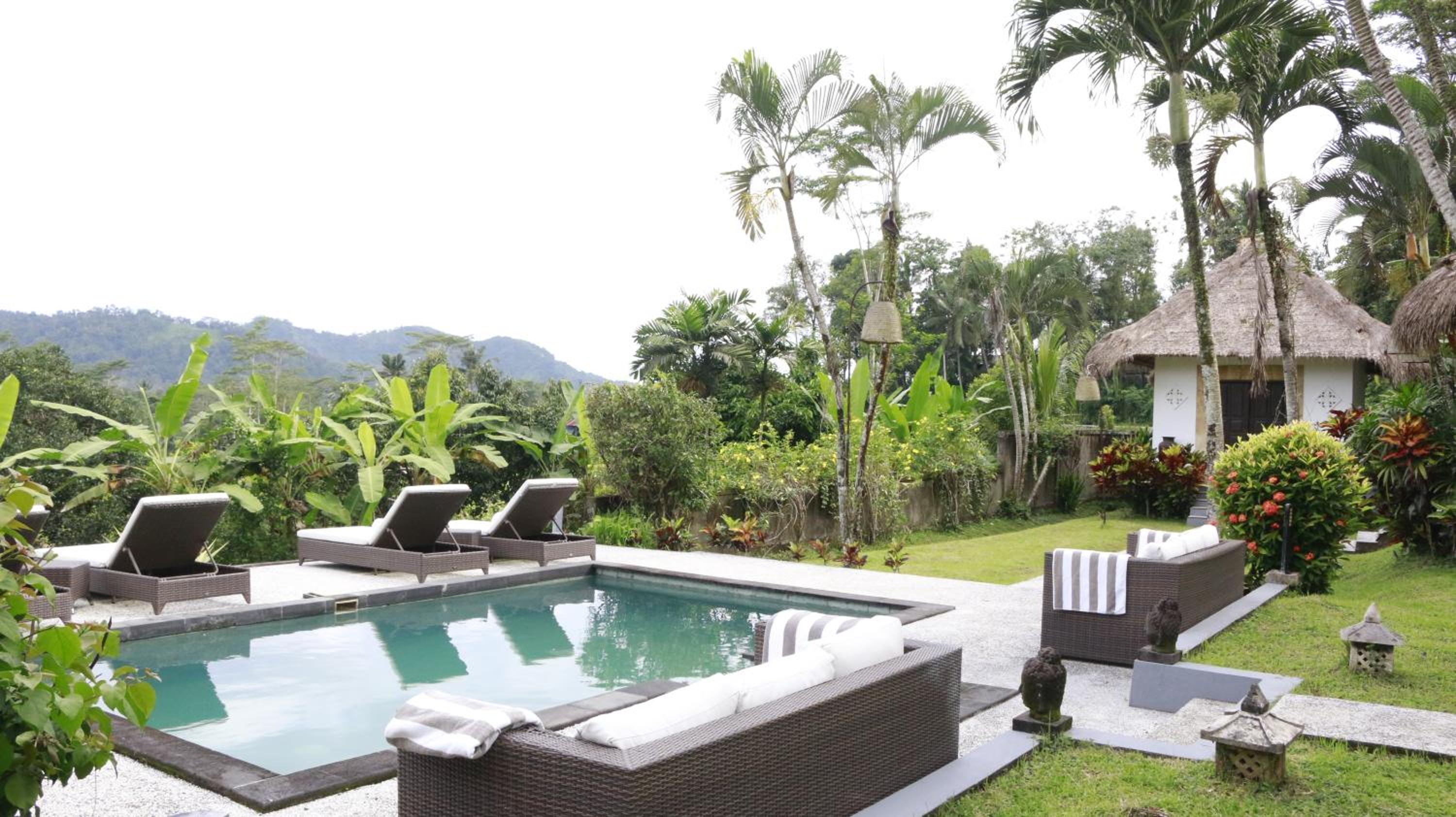 The Kubu Authentic Quite Place with Nice View view 3
