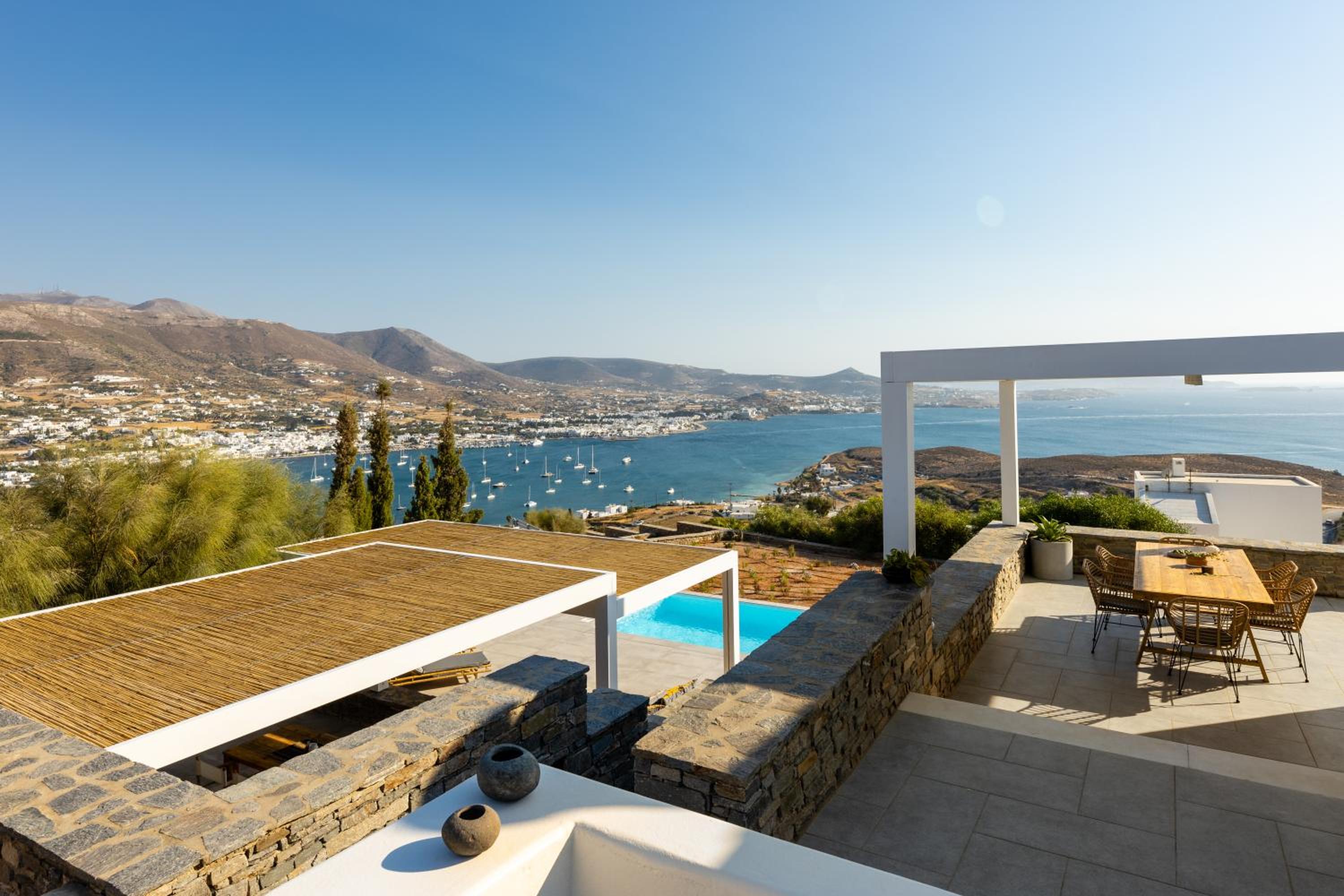 Near Parikia - 4BR Villa with Pool & View - Mirabilia view 4