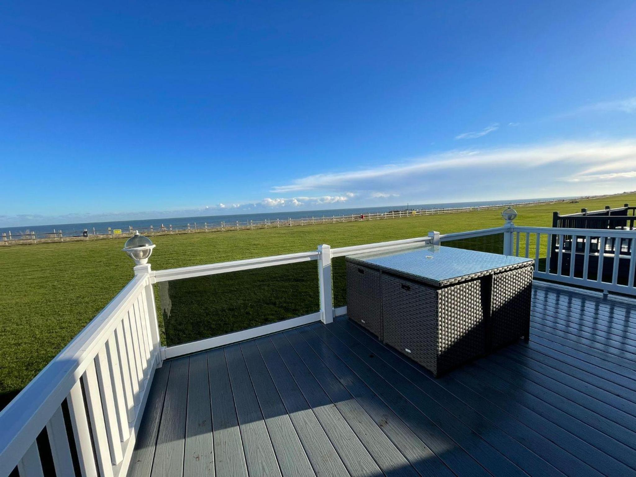 Beautiful Lodge With Full Sea Views At Broadland Sands In Suffolk Ref 20235Bs view 2