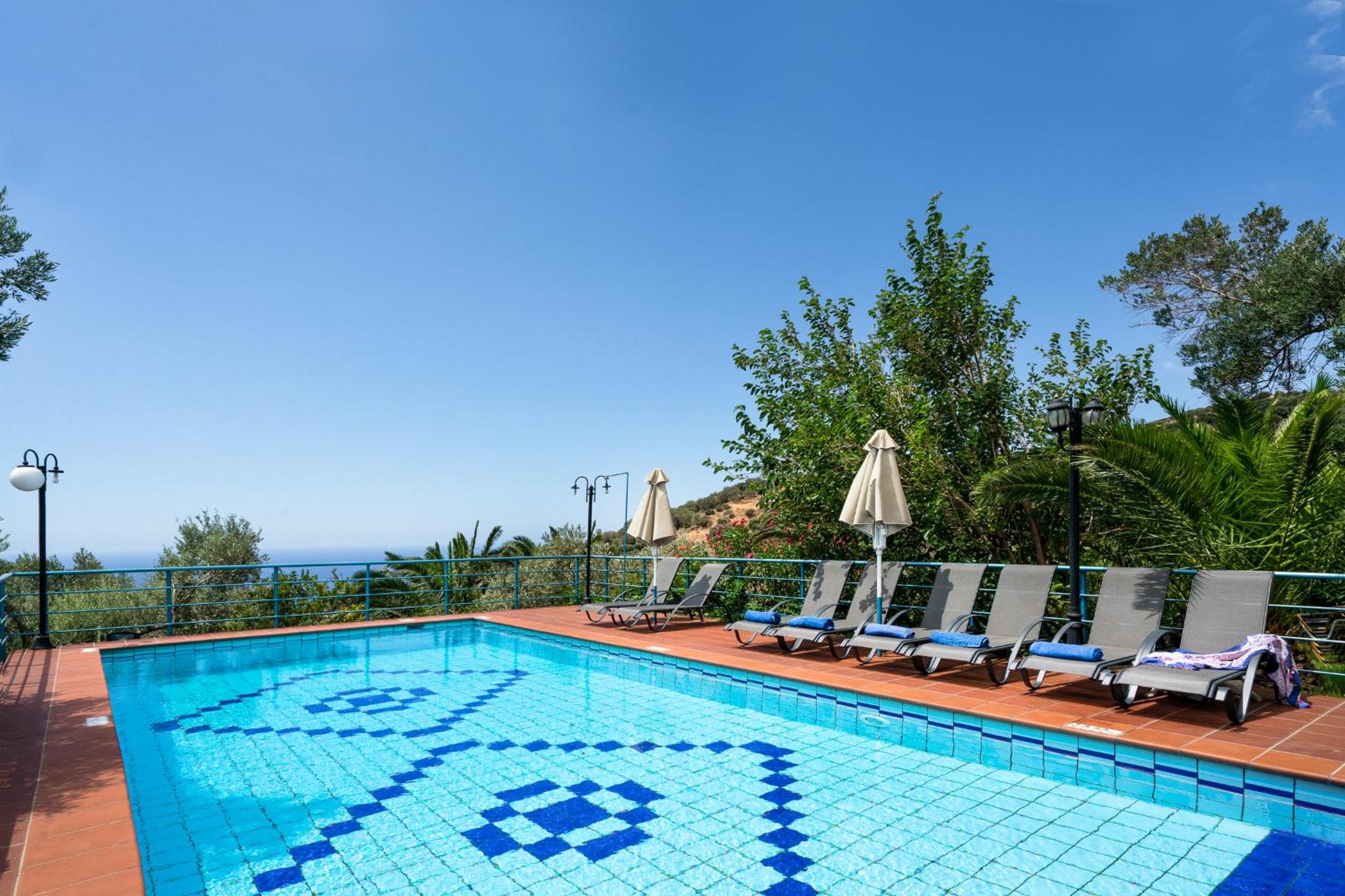 A 5 bedroom villa with pool & amazing sea view! view 3