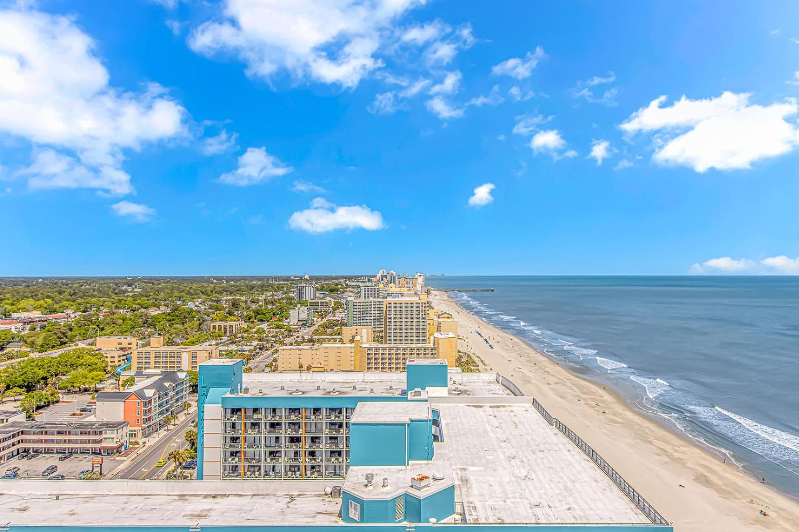 Luxurious Ocean view Queen Suite - With New LED Fireplace! Palace Resort Unit 2210 view 3