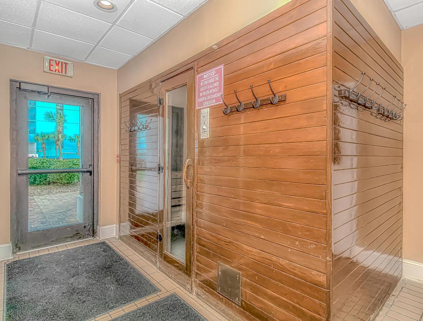 Luxurious Ocean view Queen Suite - With New LED Fireplace! Palace Resort Unit 2210 view 4