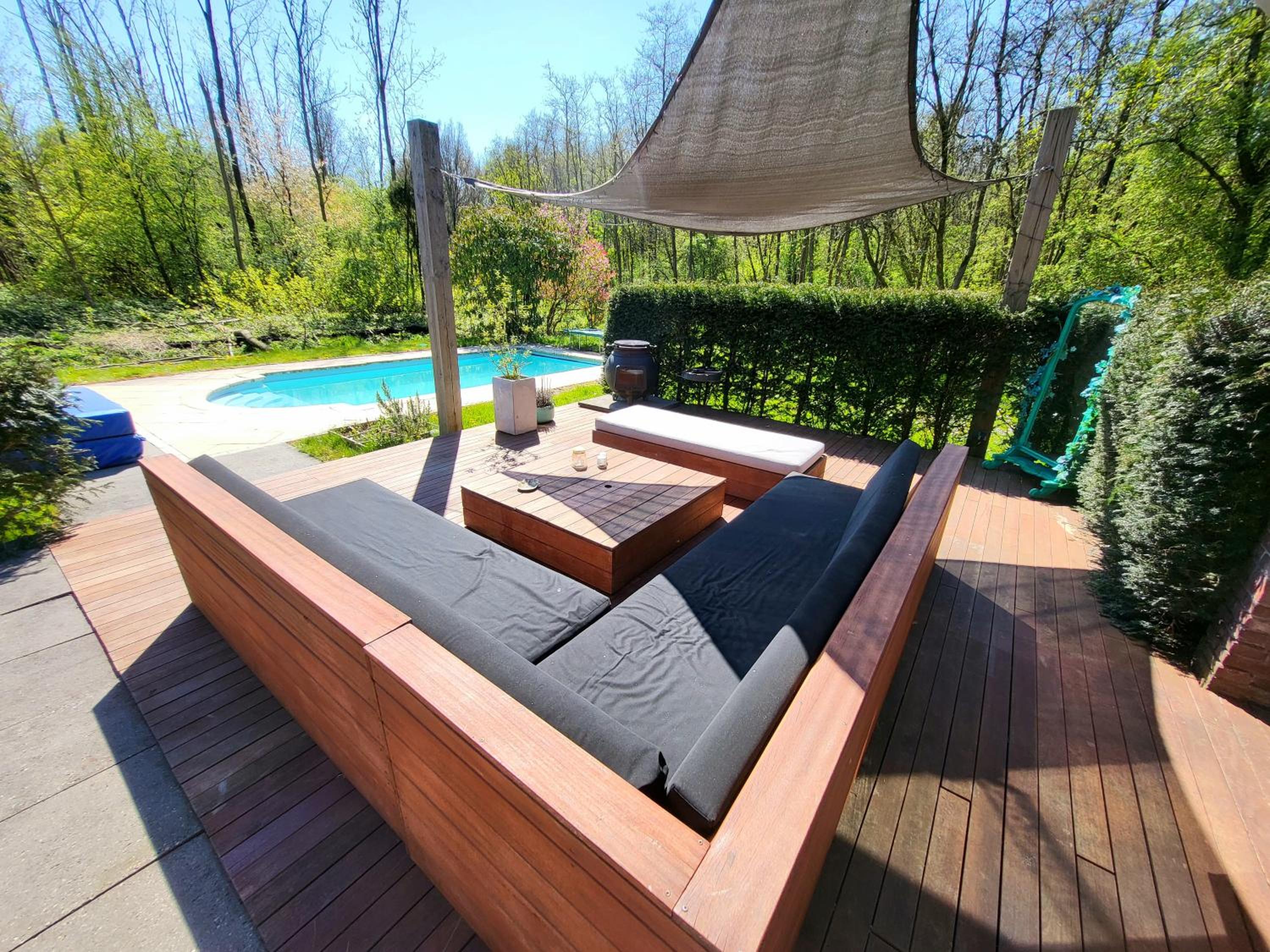 Villa in the forest of Amsterdam with Pool view 2