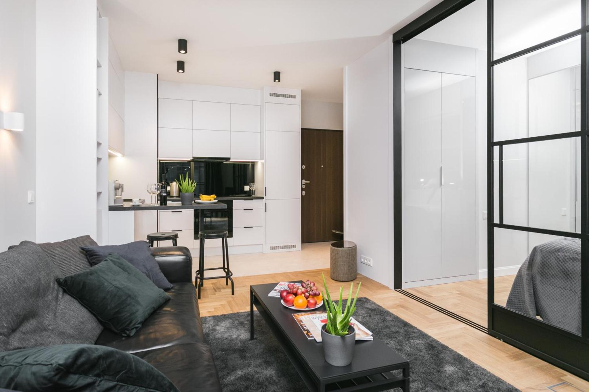 Urban Chic - Luxury Stay at Mennica Residence Warsaw