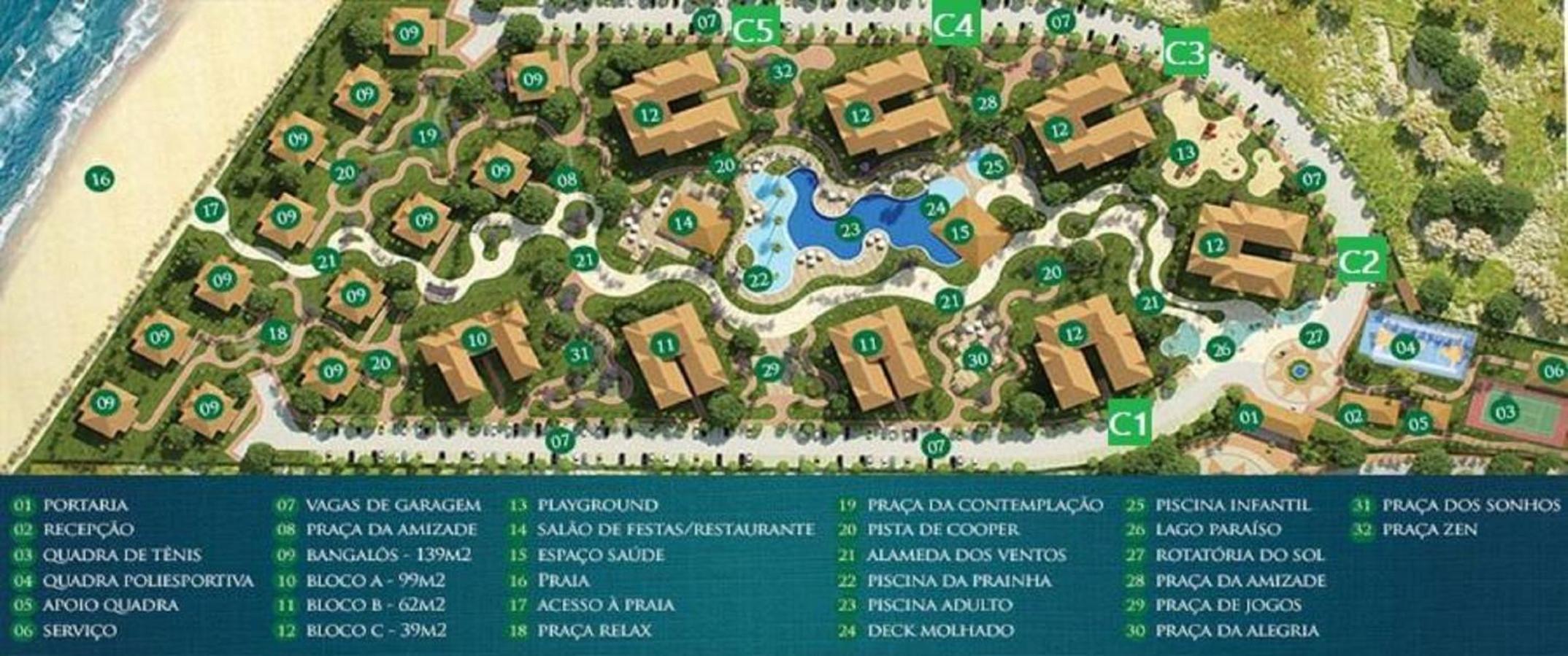 VG Sun Cumbuco Resort a Beira Mar Nascente Sombra e Ventilação C1-207 view 2