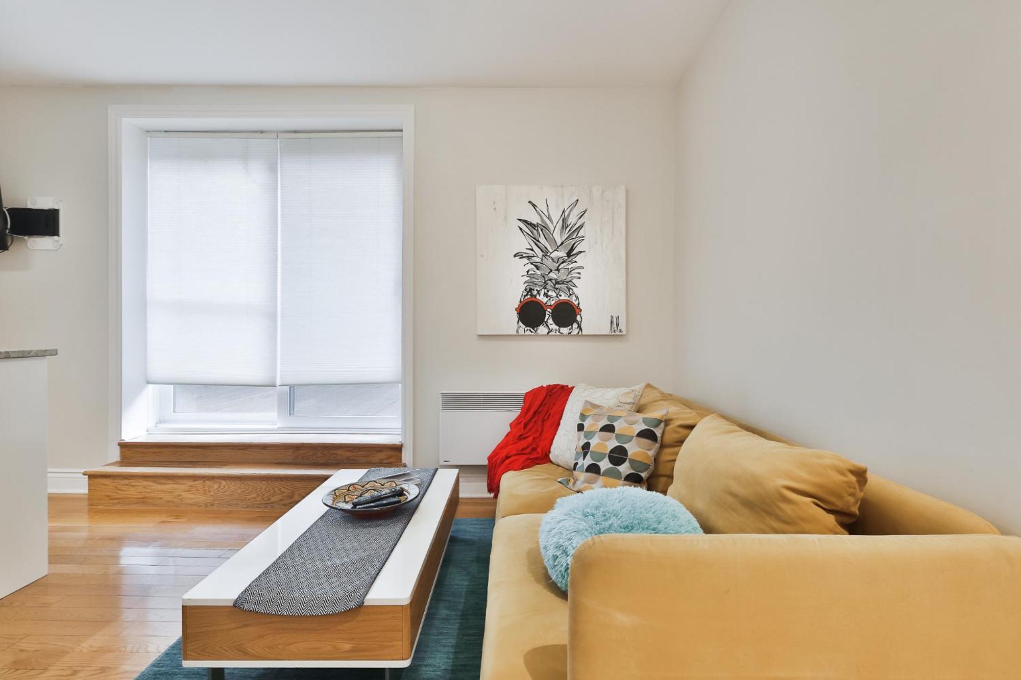 STUNNING full APARTMENTS - stocked KITCHENS - WASHER & DRYERS - WORKSPACE PROVIDED - FAST WIFI - LOCATED on the FAMOUS ST Denis street - Near METRO MONT RO