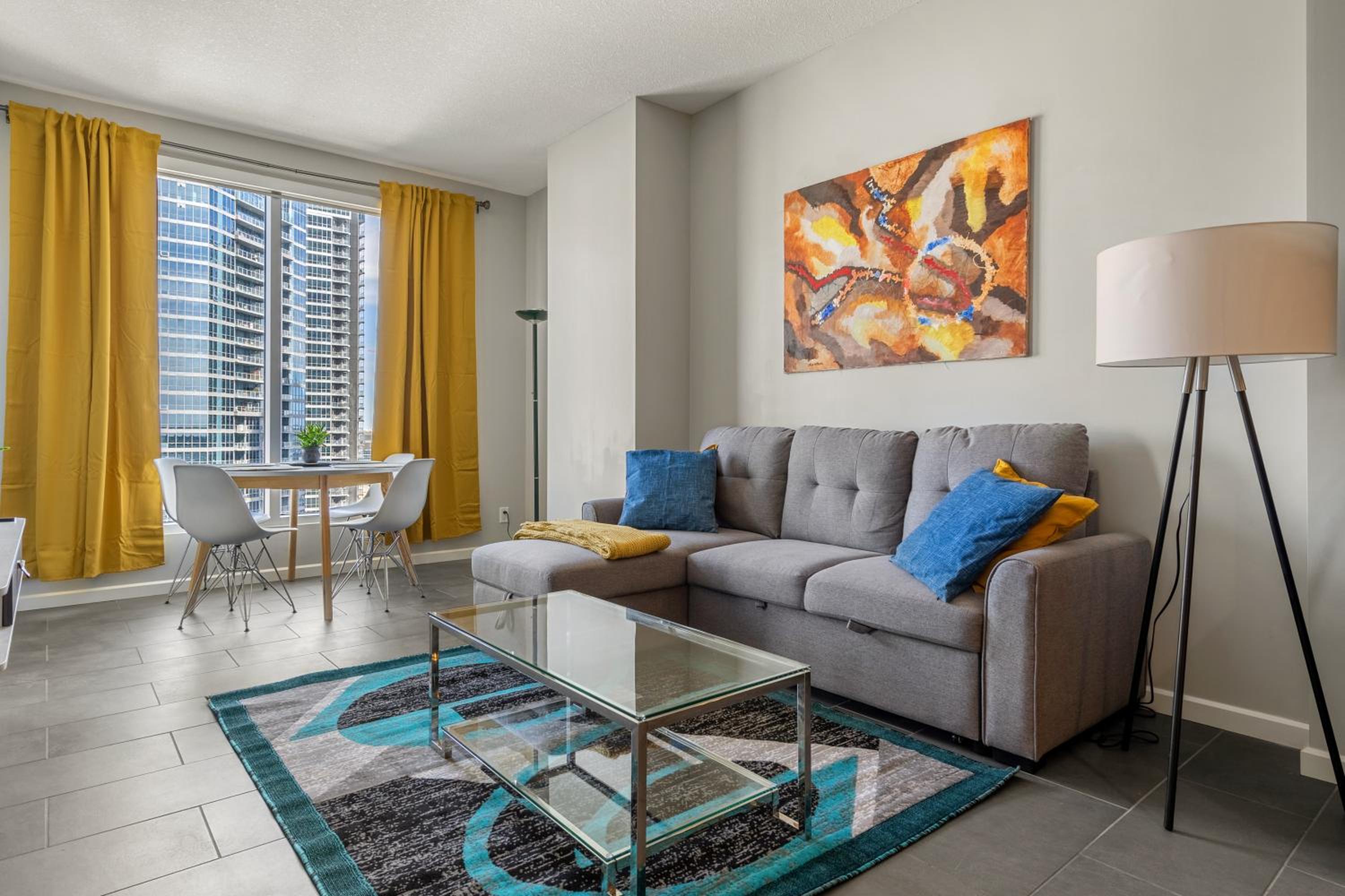 City View 1BR Downtown Calgary
