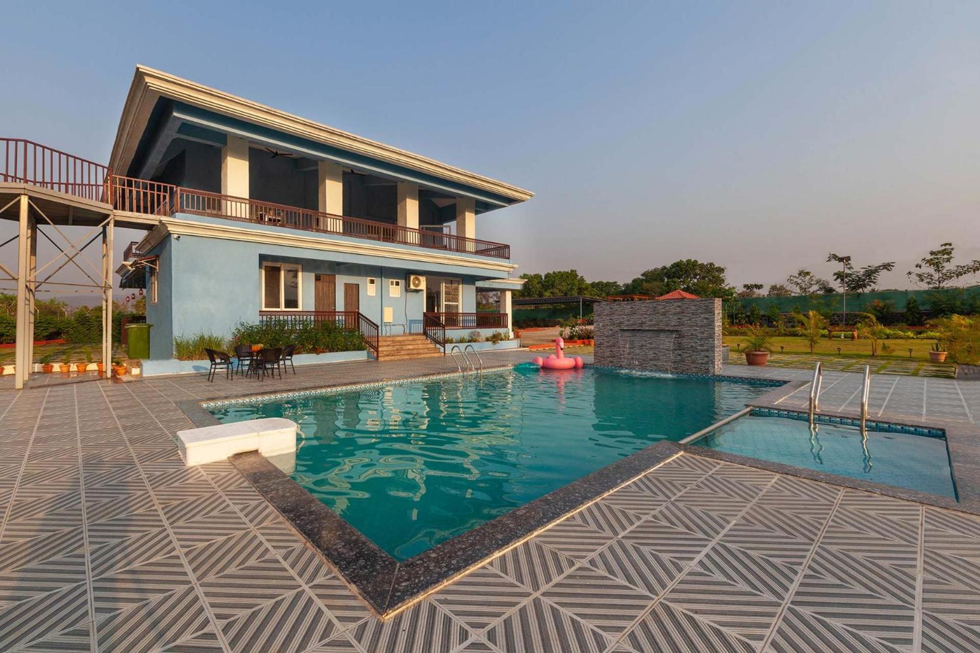 StayVista's Hillside Meadows - Mountainside Retreat with Farm View, Pool & Deck, Lawn & Gazebo view 5