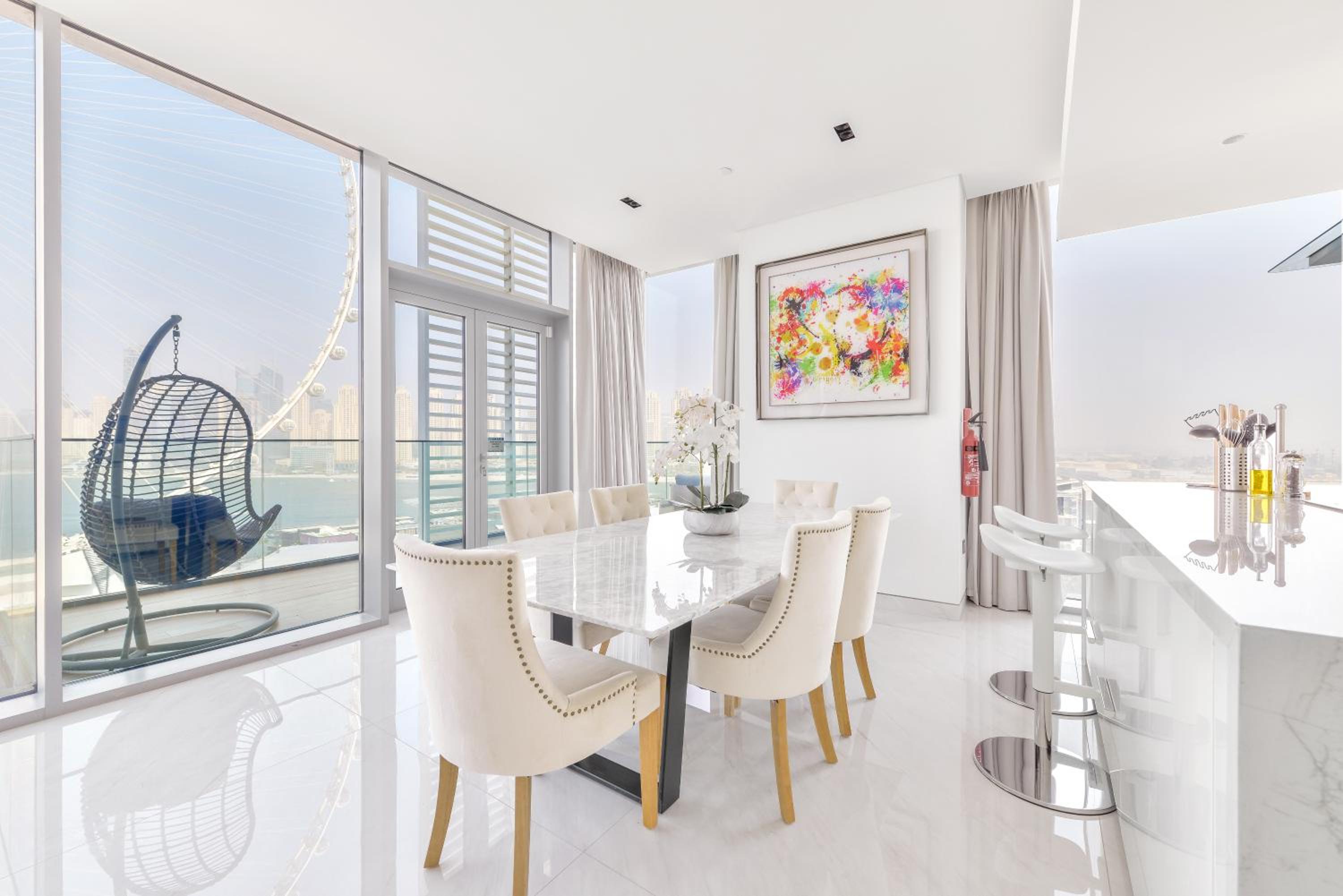 Spectacular 3 BR condo with maids room facing the Dubai Eye