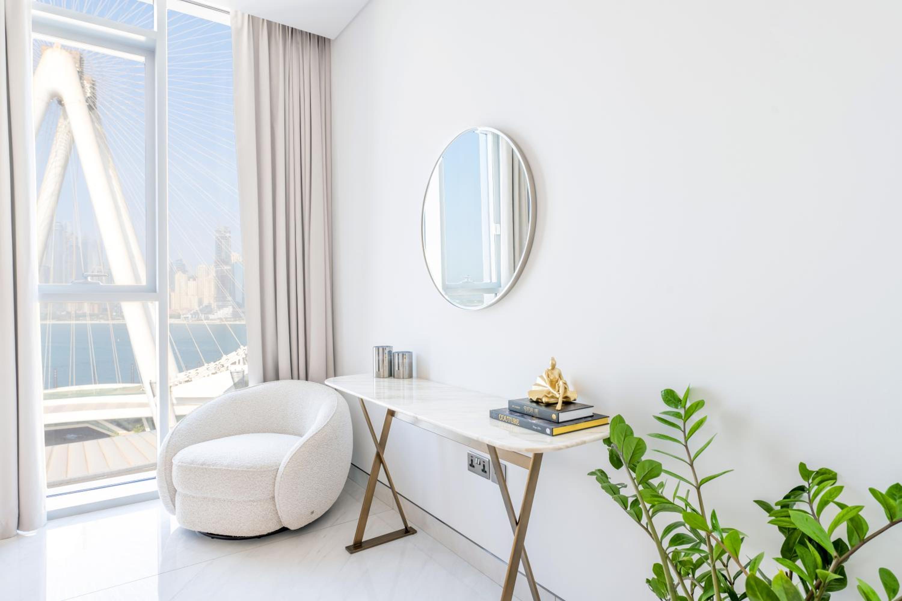 Spectacular 3 BR condo with maids room facing the Dubai Eye