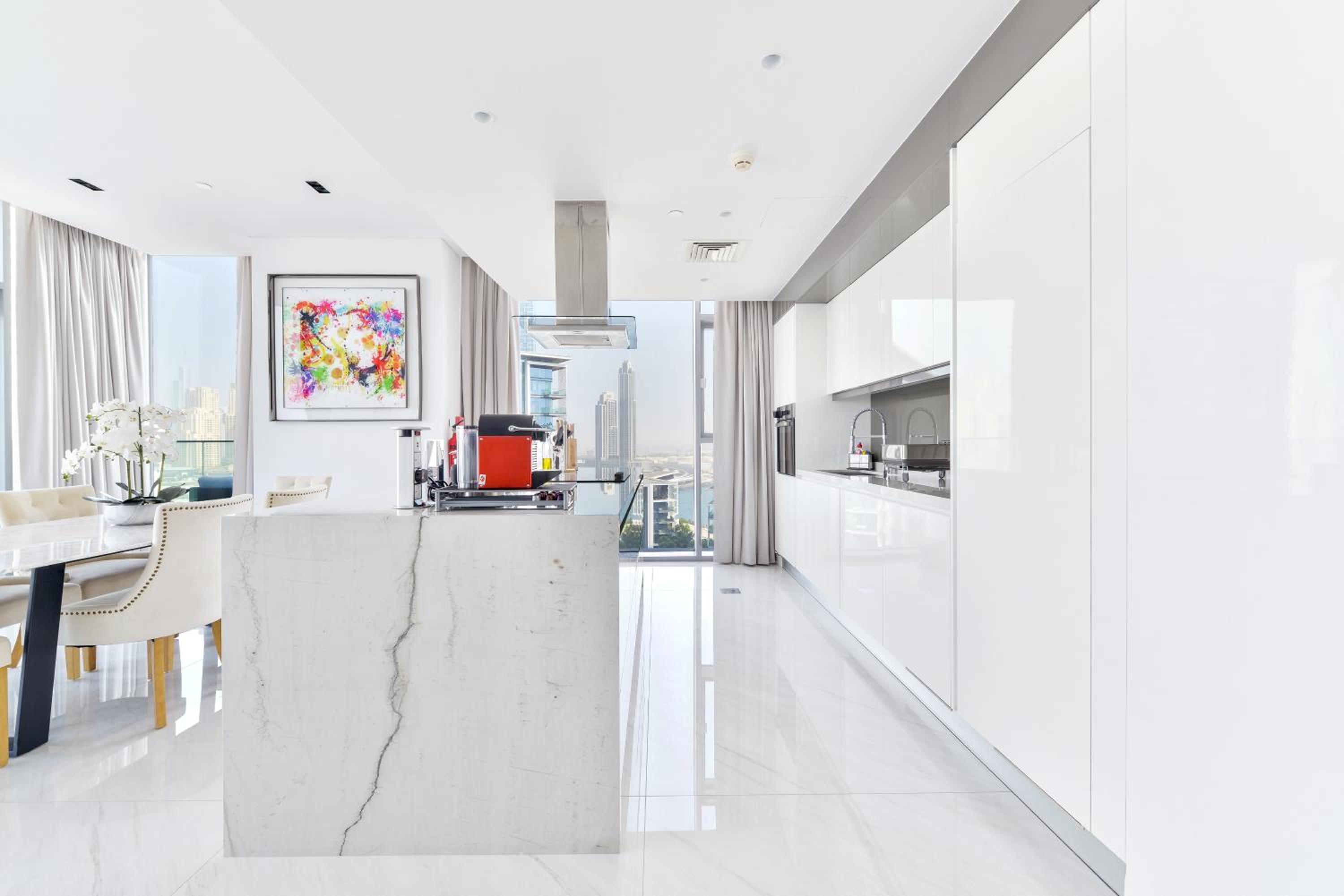 Spectacular 3 BR condo with maids room facing the Dubai Eye
