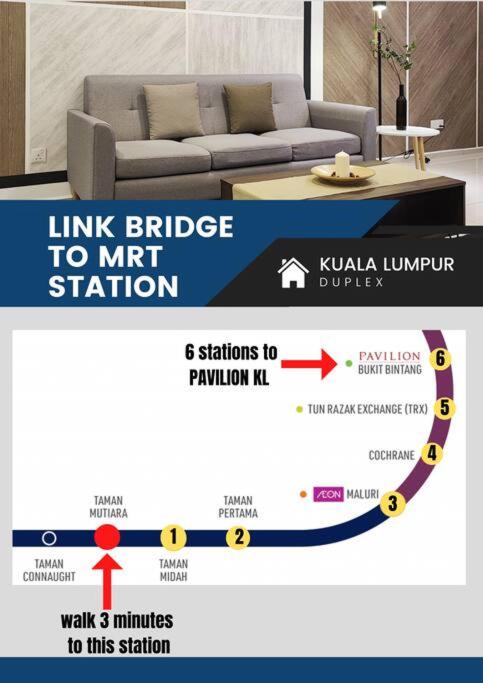 Ekocheras loft link bridge MRT 24h self check in