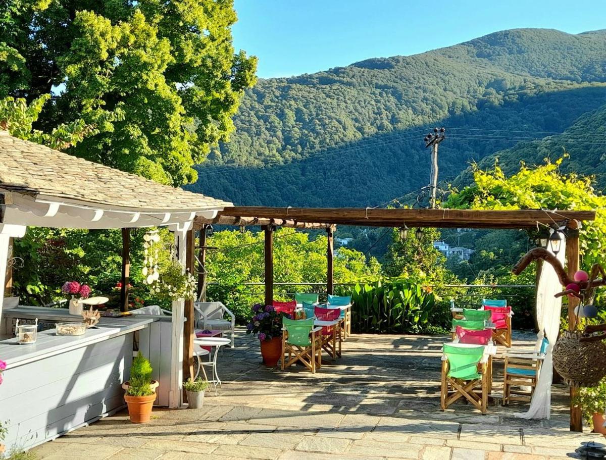 outdoor BBQ area