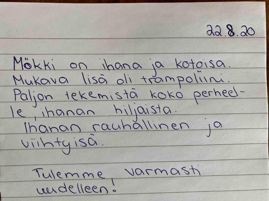 Villa Hyppykallio, LaatuLomat