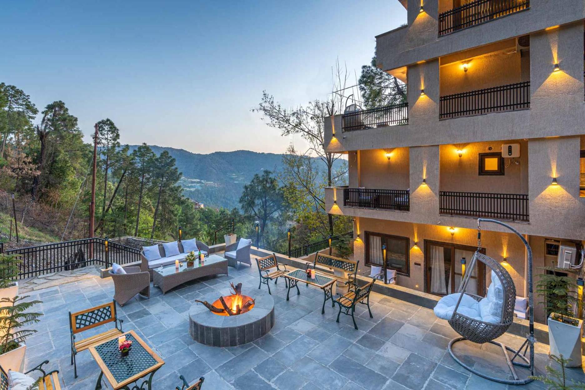 StayVista at Villa AnVira by GTV Estate with Bonfire, BBQ view 4