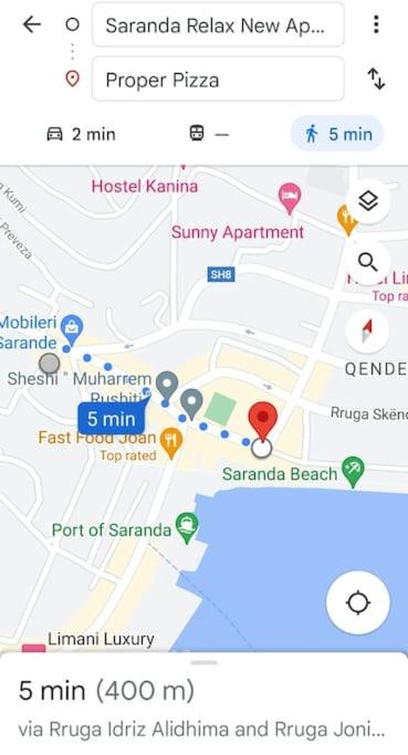 Saranda Relax New Apartment-Rare Find near Port