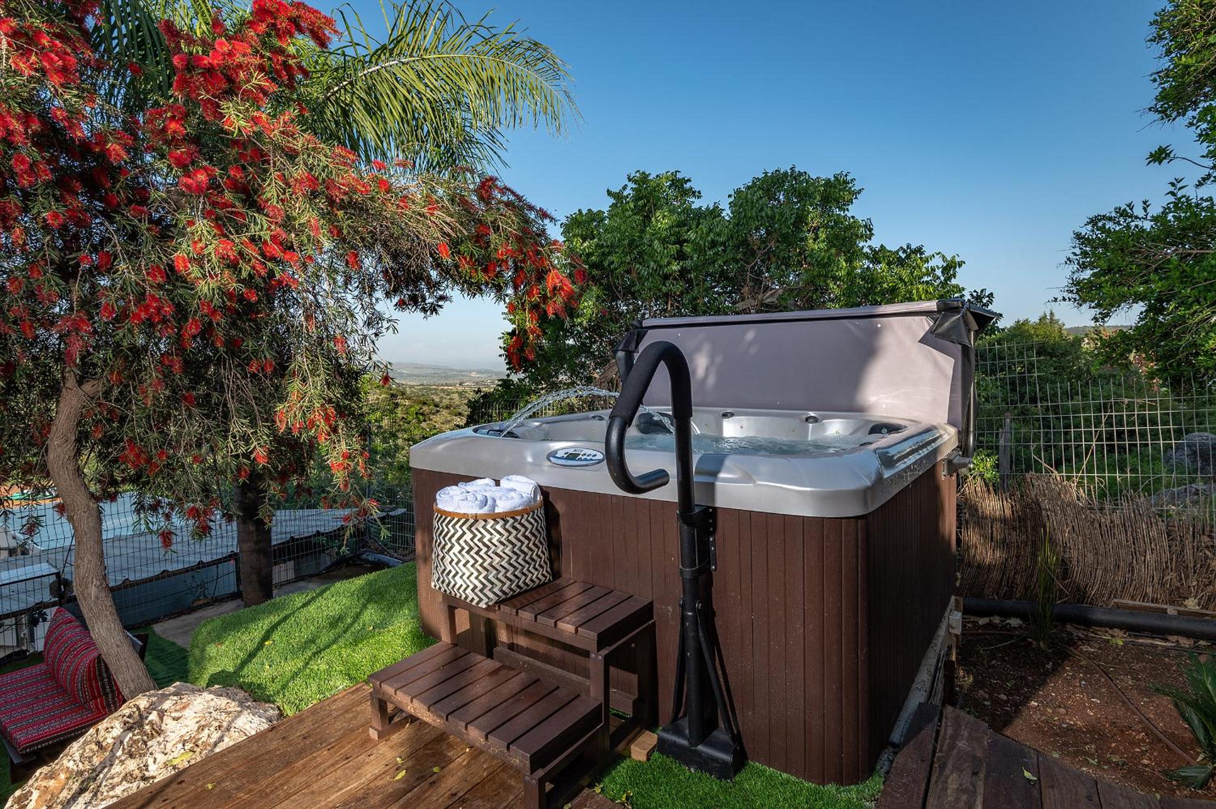snow spa caravan view 2