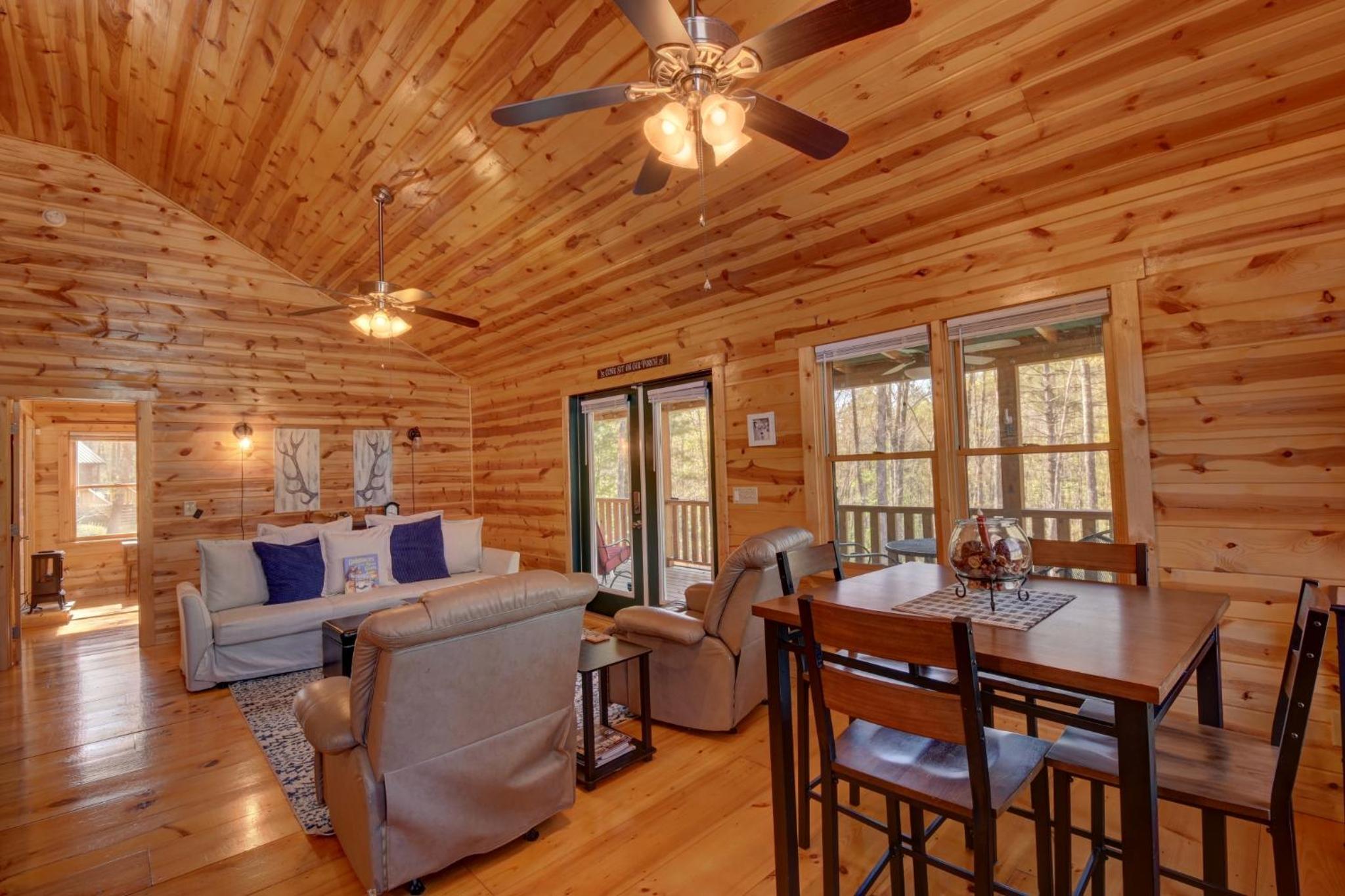 Goldyloks' Cottage is "Just Right!" for you! Near Murphy, NC and Blairsville, GA view 5