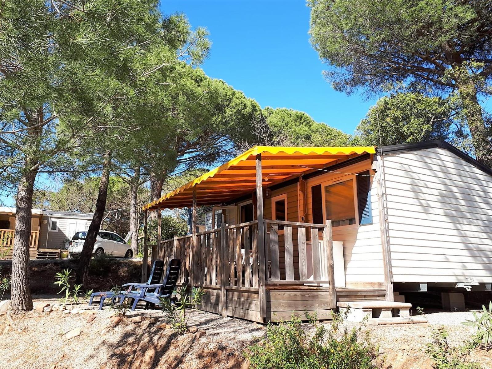 Harbers zonvakanties chalets met airco camping Leï Suves Roquebrune sur Argens