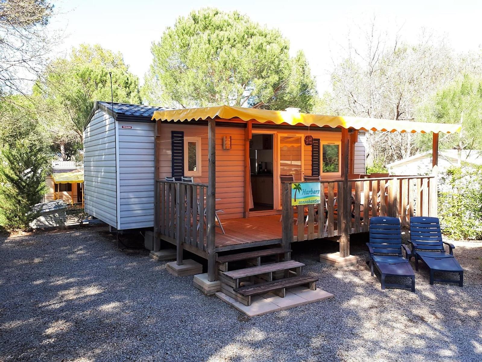 Harbers zonvakanties chalets met airco camping Leï Suves Roquebrune sur Argens