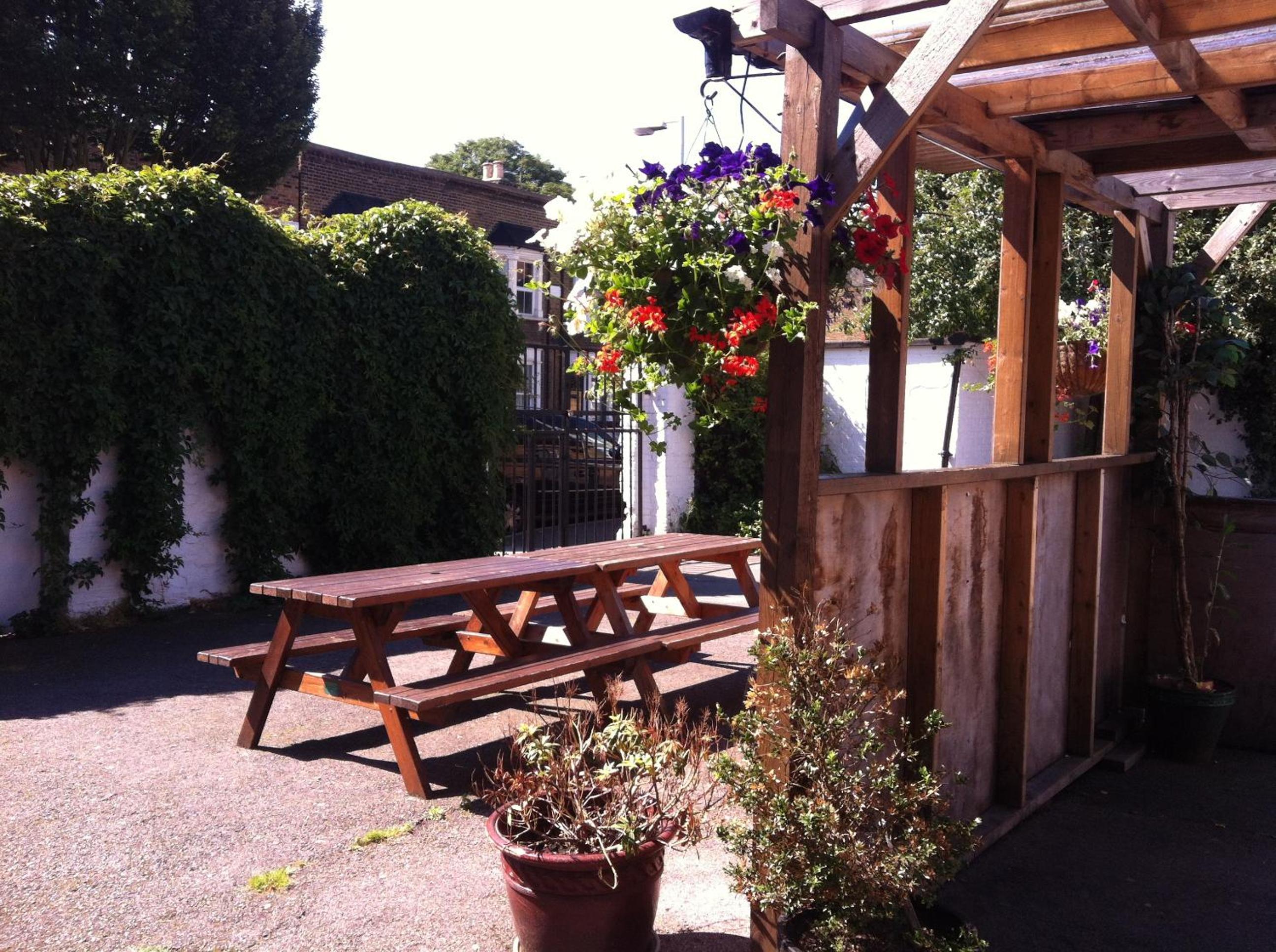 outdoor bbq area