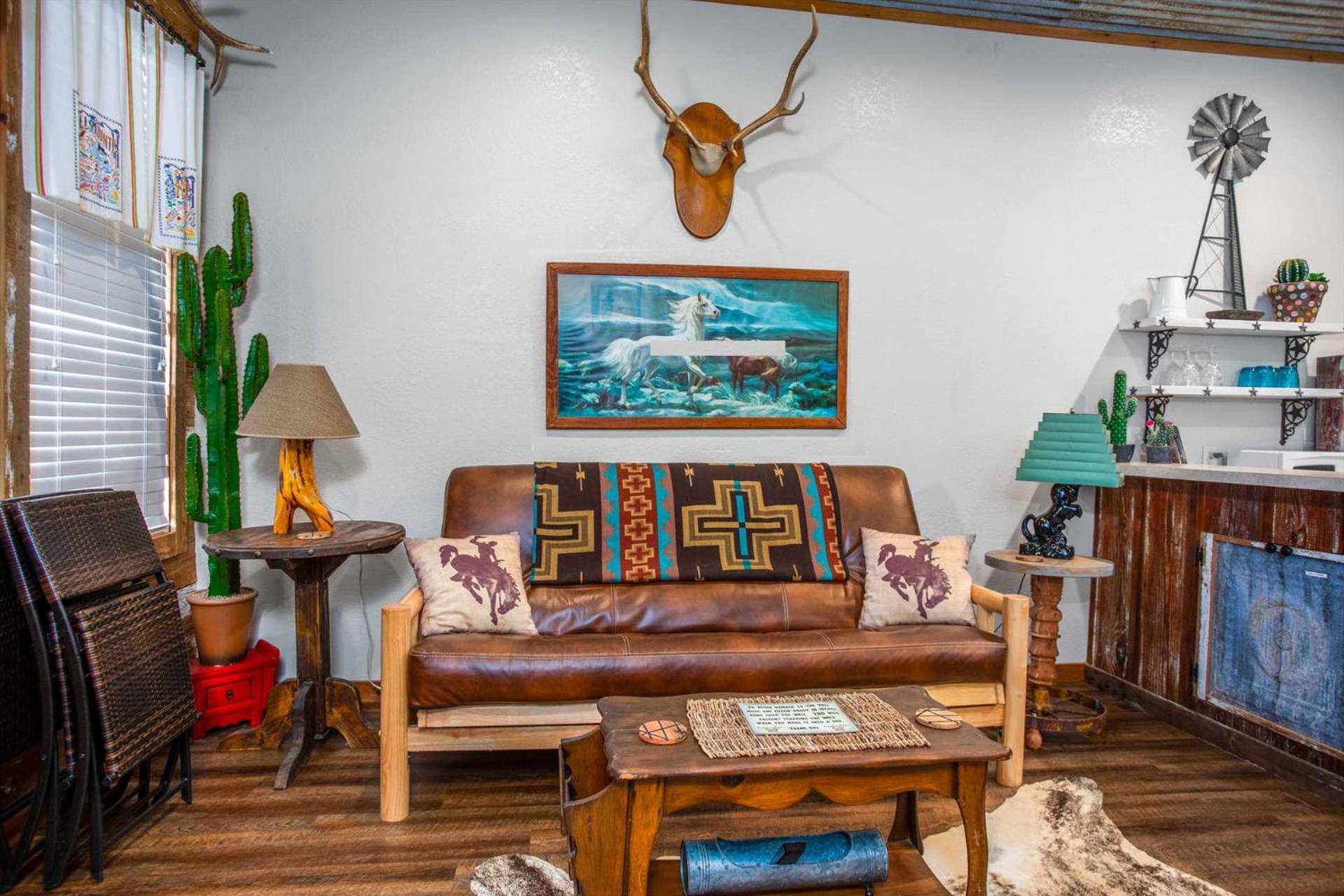 Lonesome Dove Bandera Cabin view 4