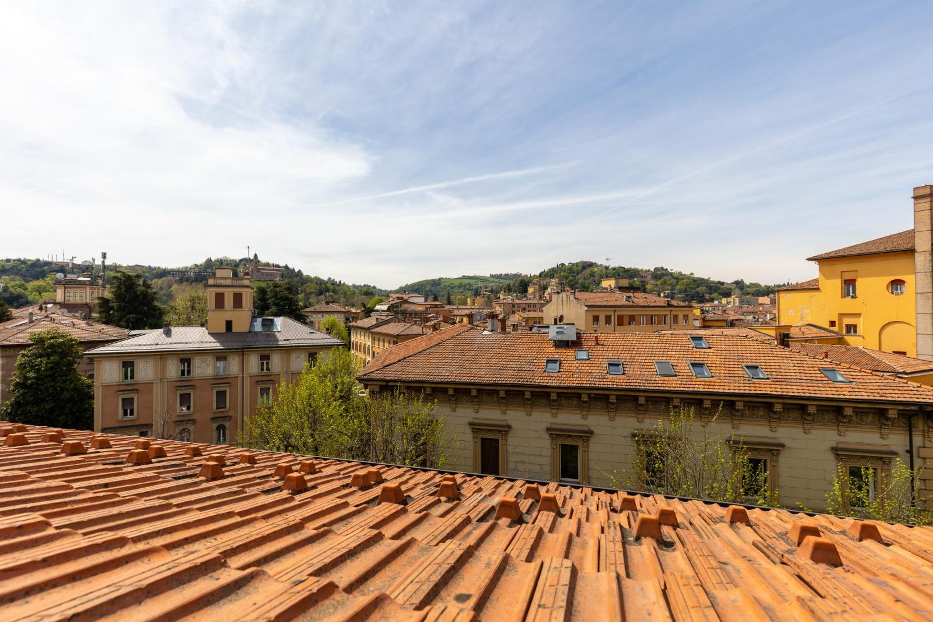 Italy prestigious historical attic in Bologna