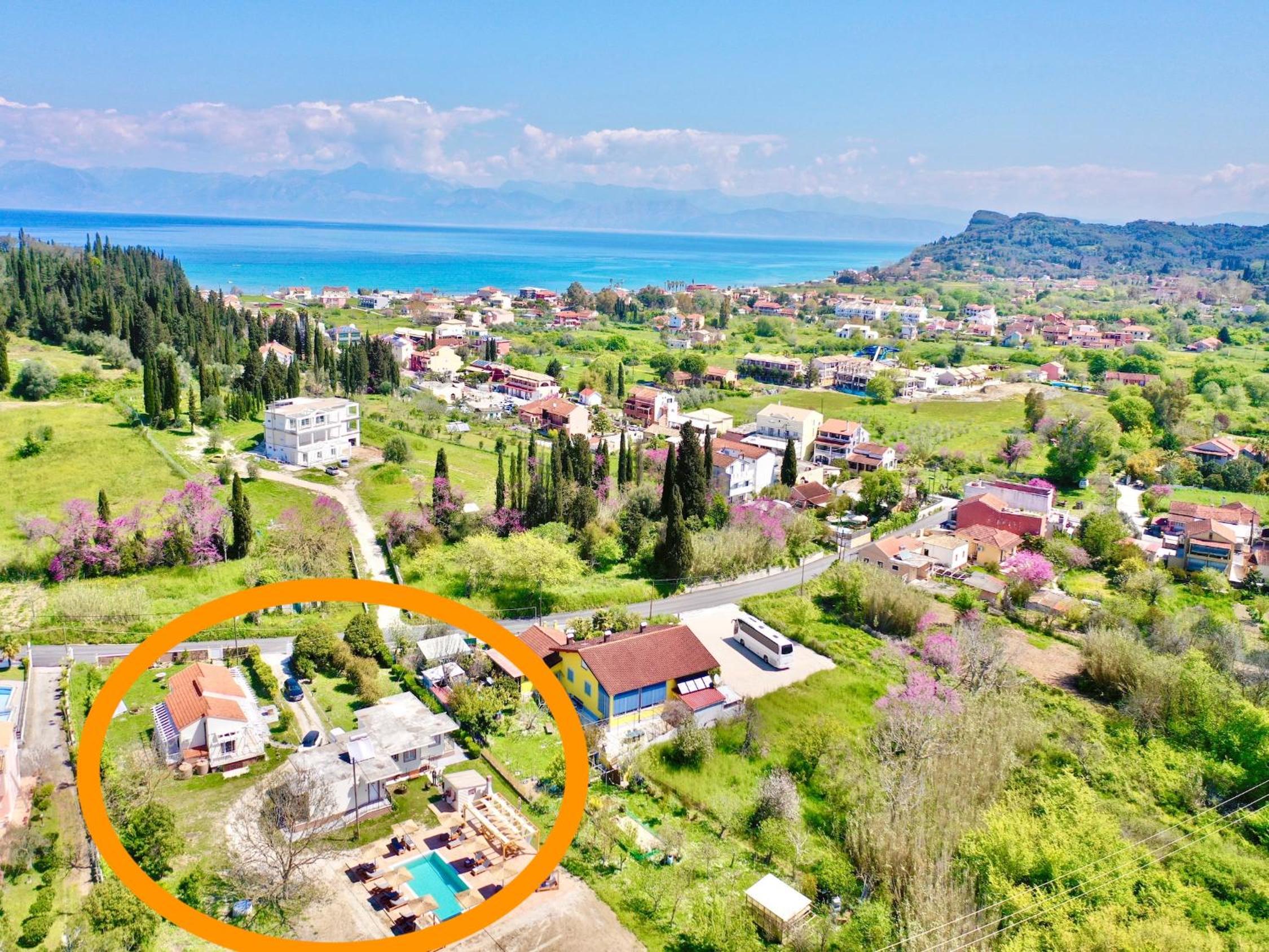 Villa Evaggelia Sidari with private pool by DadoVillas