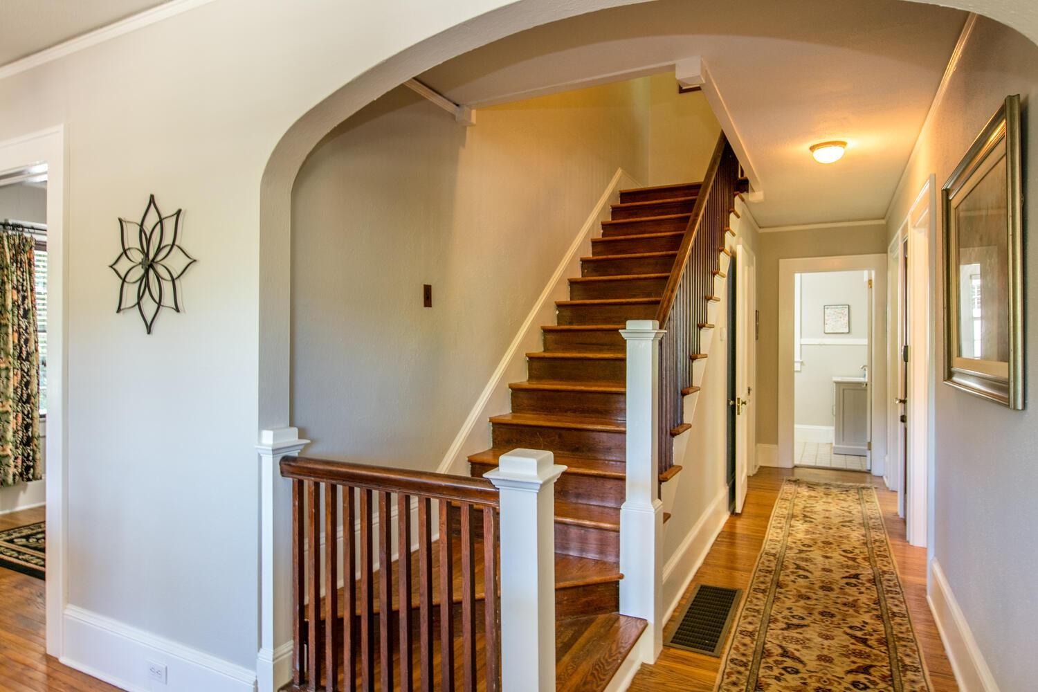 Roomy 5BR Bungalow with Backyard, Walk to Downtown