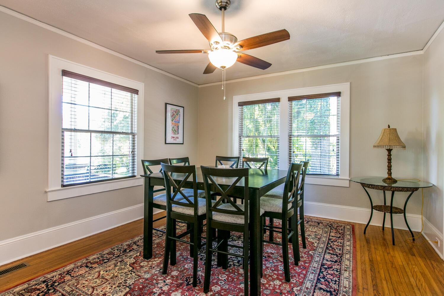 Roomy 5BR Bungalow with Backyard, Walk to Downtown