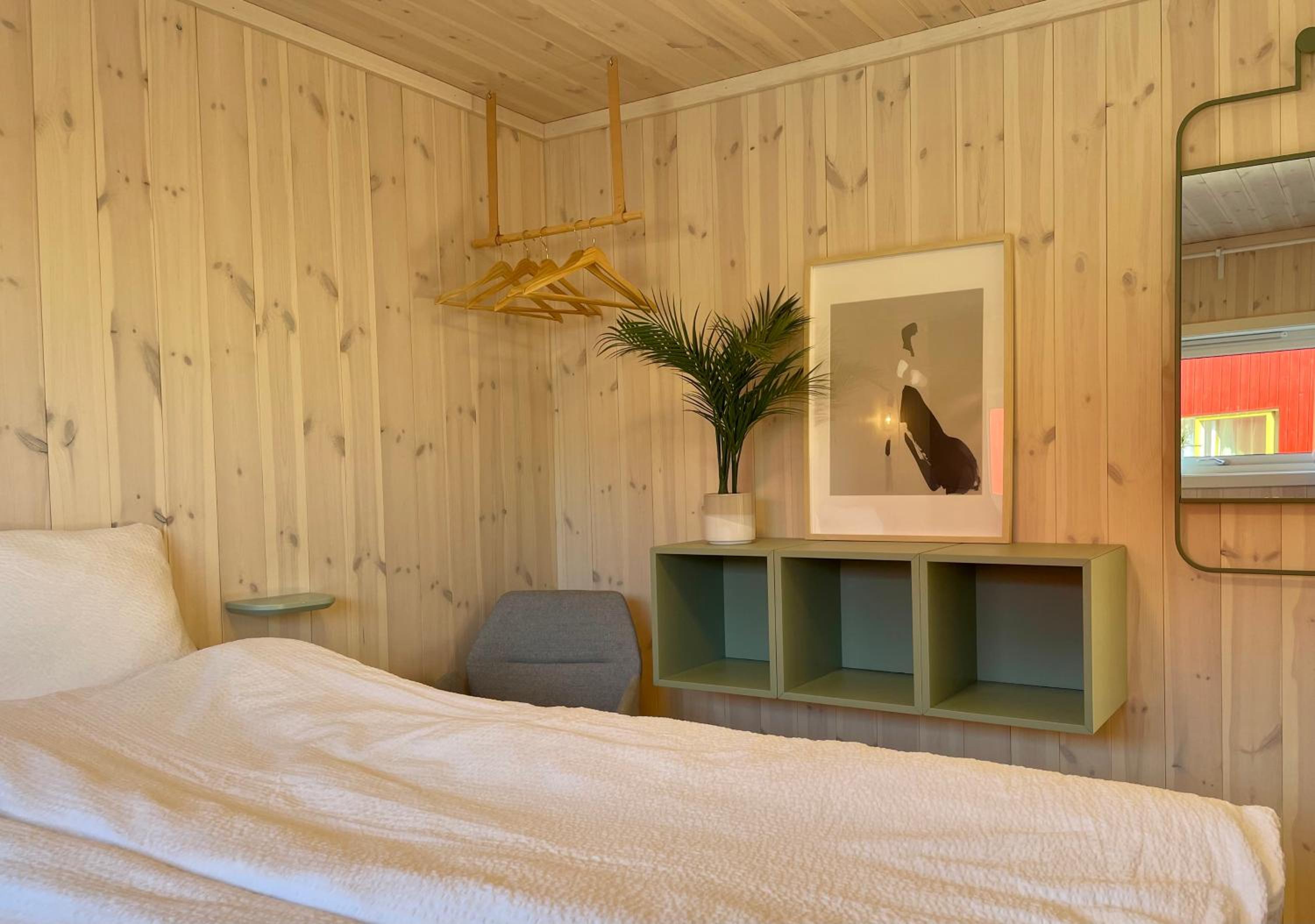 Fresh hytte ved Borestranden med to soverom og hems