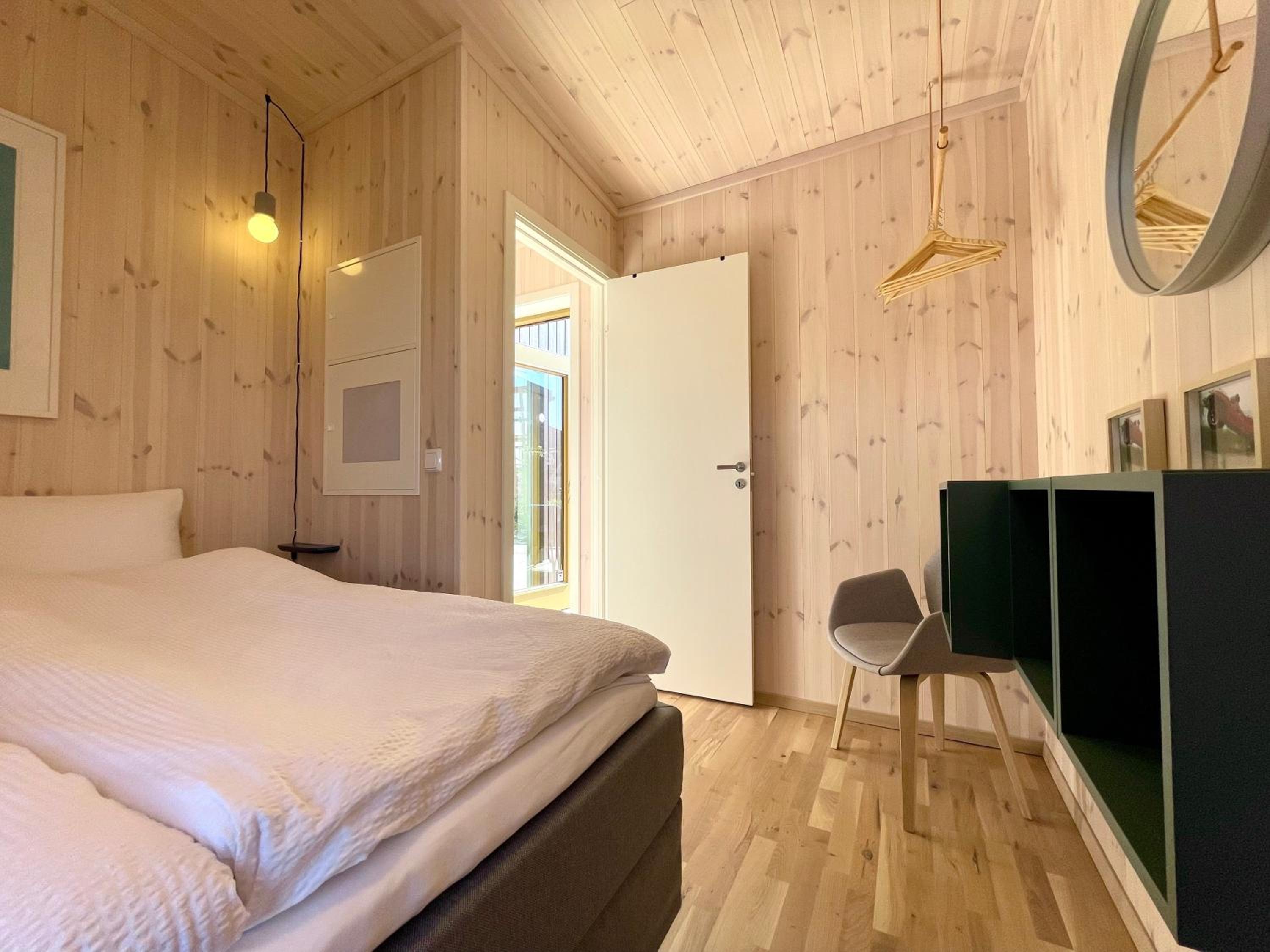 Fresh hytte ved Borestranden med to soverom og hems