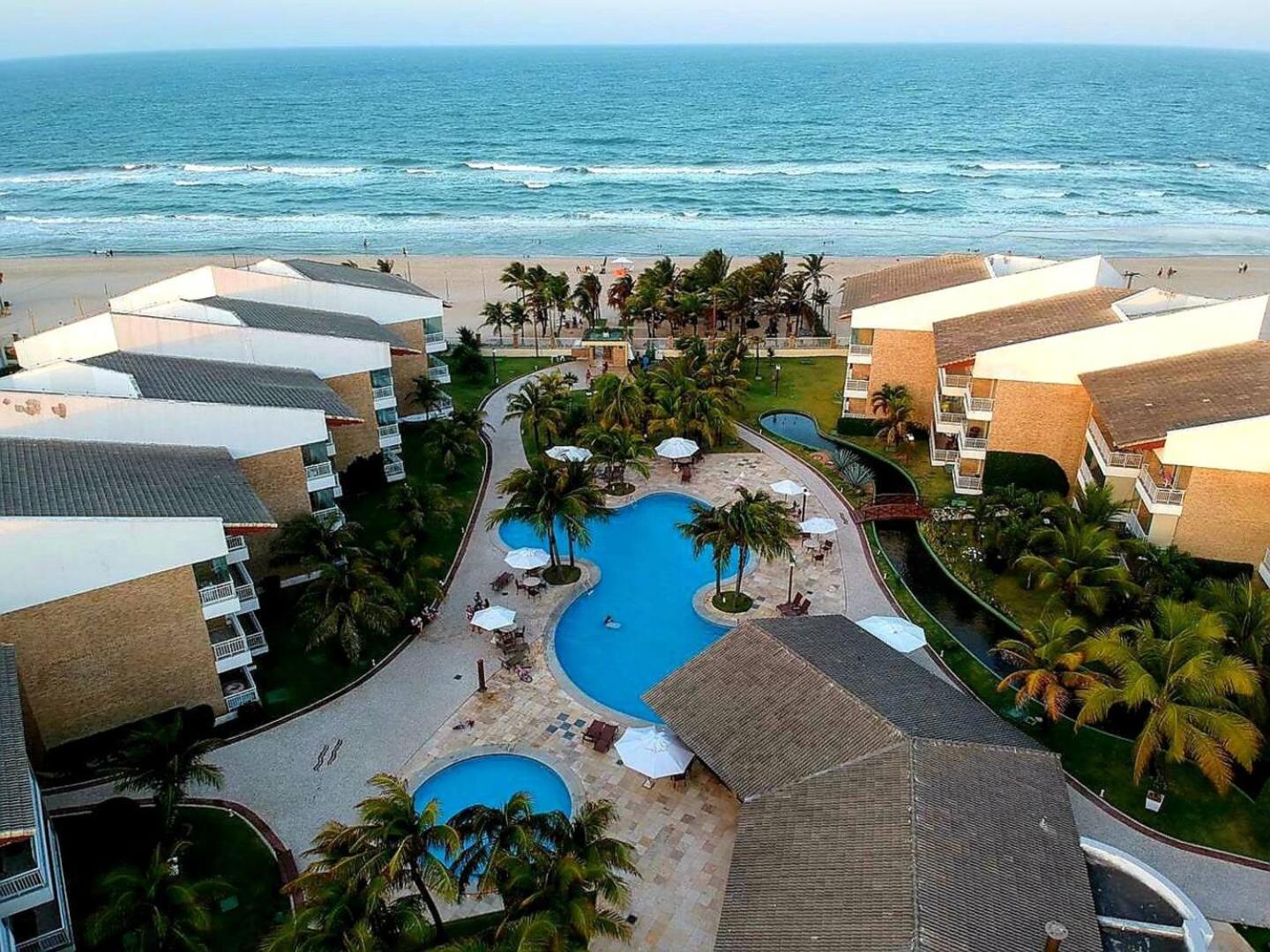 Paraíso das Dunas - Apartamento à beira mar com jacuzzi - Próximo ao Beach Park