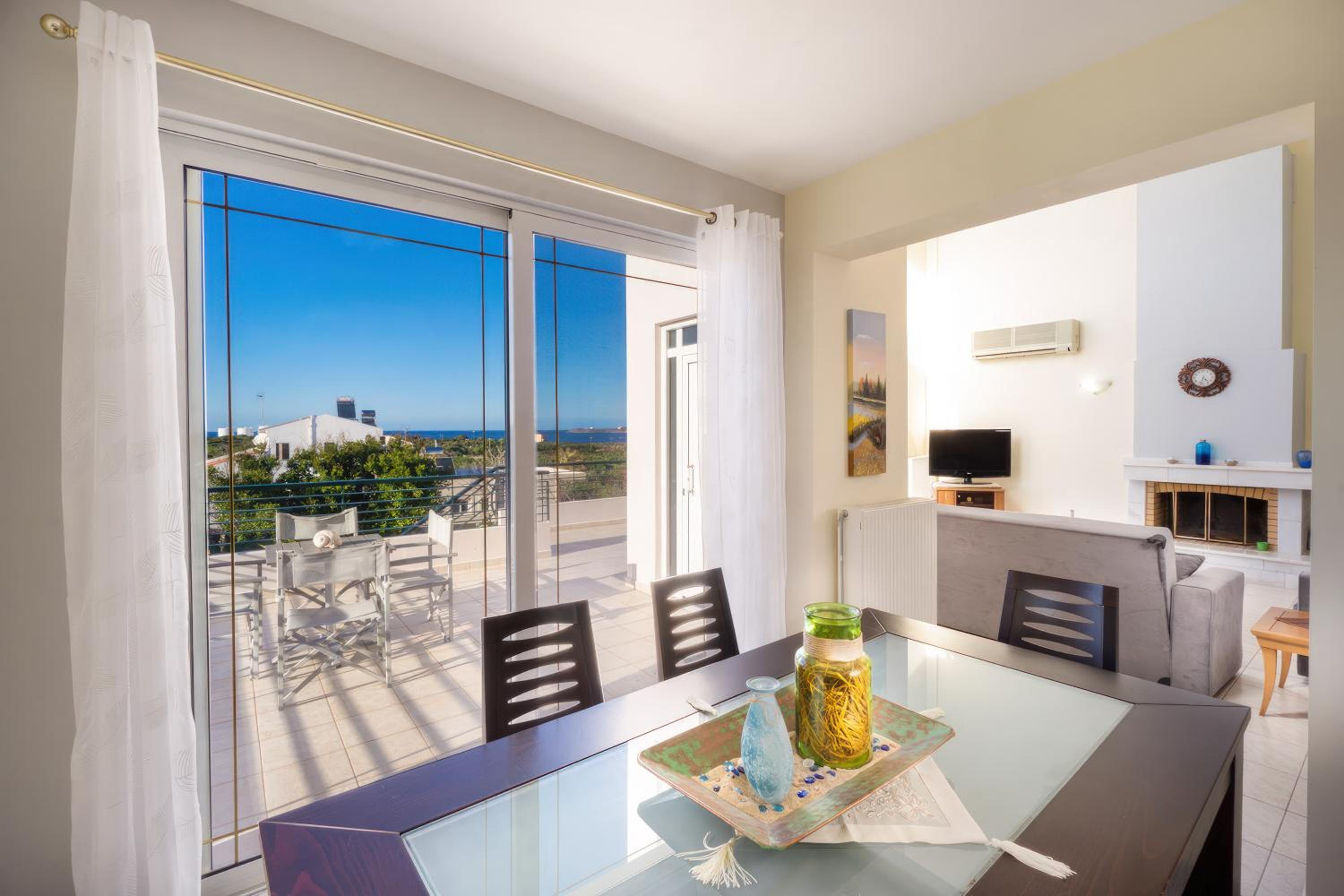 Wonderful Villa in Chania with Private Pool, Panoramic Sea Views & Spacious Interiors view 5