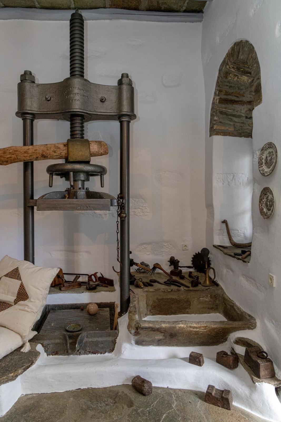 Traditional Tinos Olive Mill House view 4